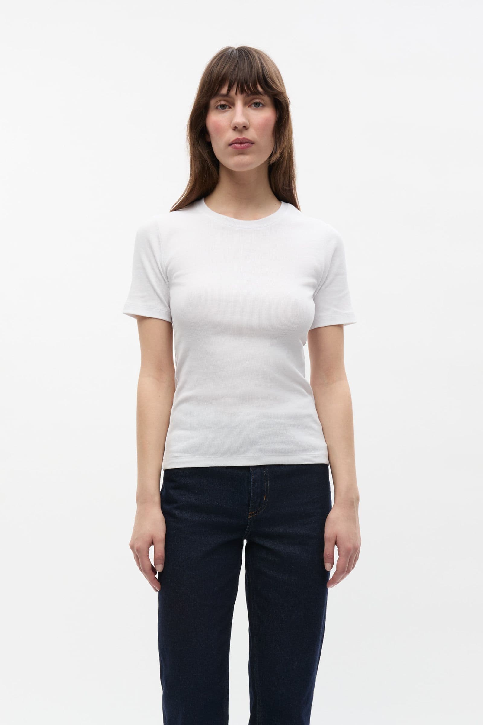 ENALLY SS O-N TEE 5314 Bright White