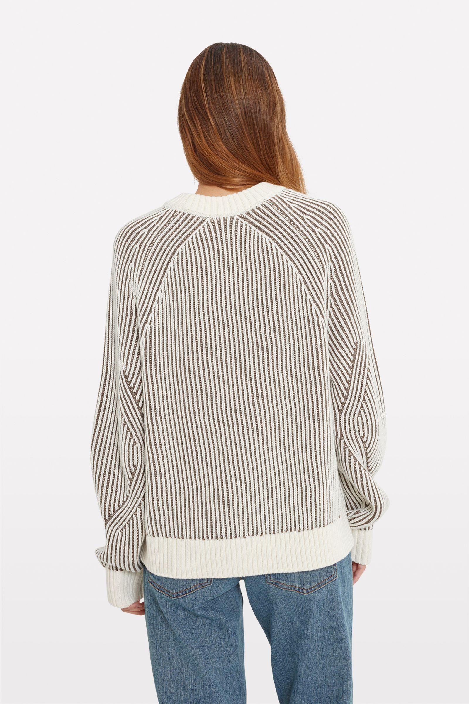 ENCAROLINE LS KNIT 5190 Bungee-Gardenia