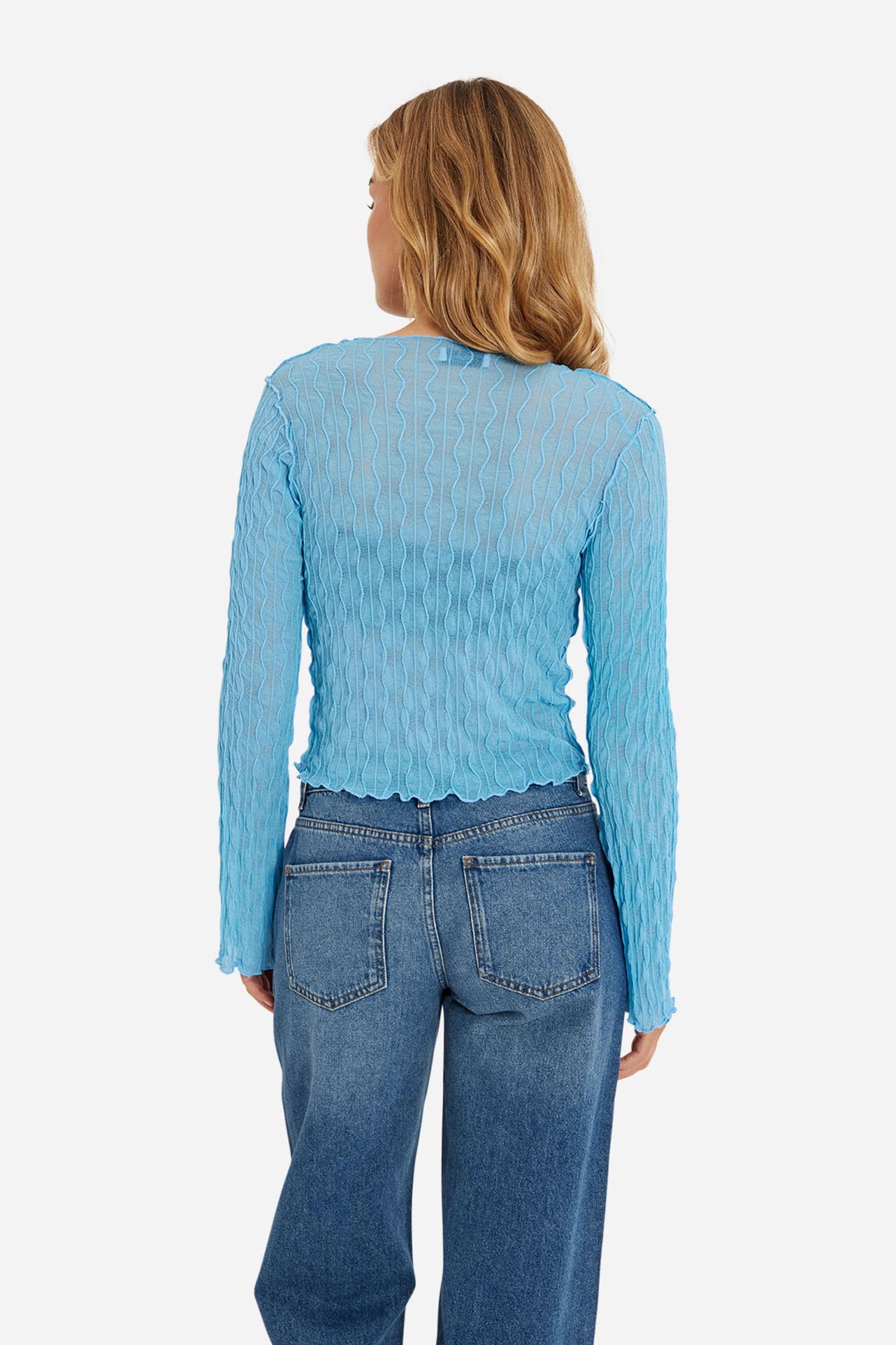 ENSOFIE LS CARDIGAN 6958 Bonnie Blue