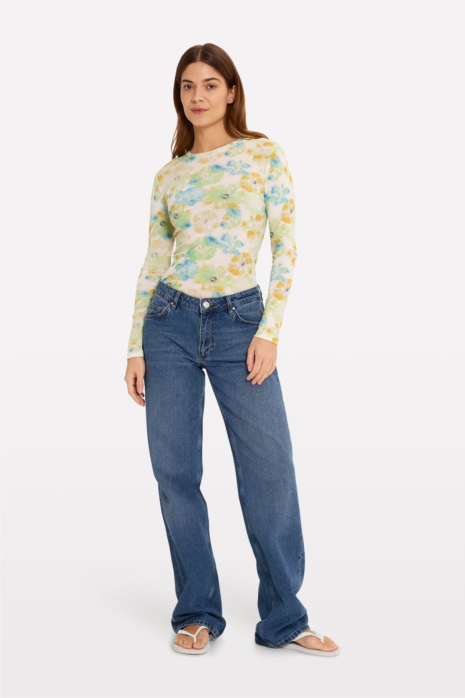 ENVELDA LS TEE AOP 5328 Spring Bloom