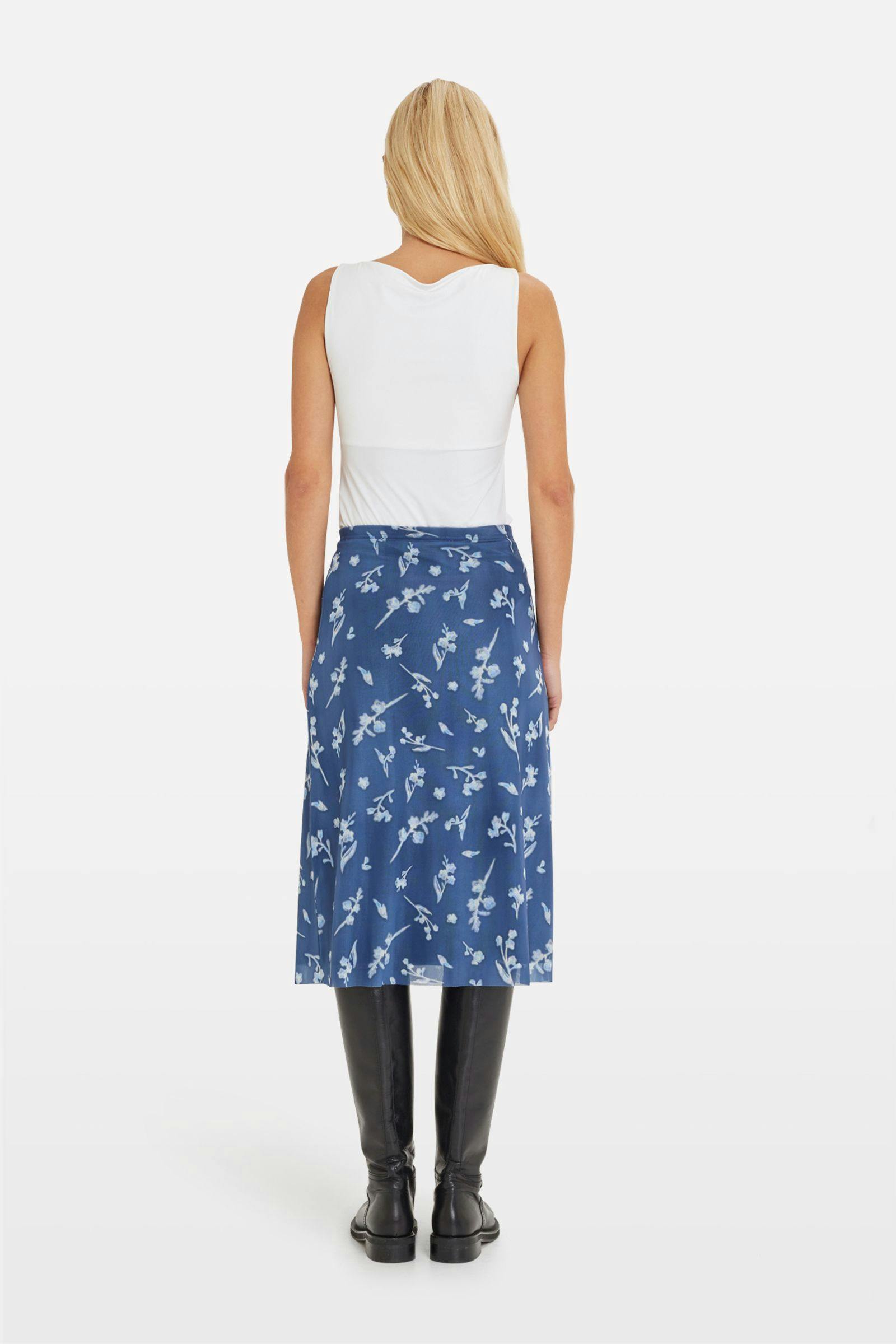 ENWILMA SKIRT AOP 7042 Cloudy flower