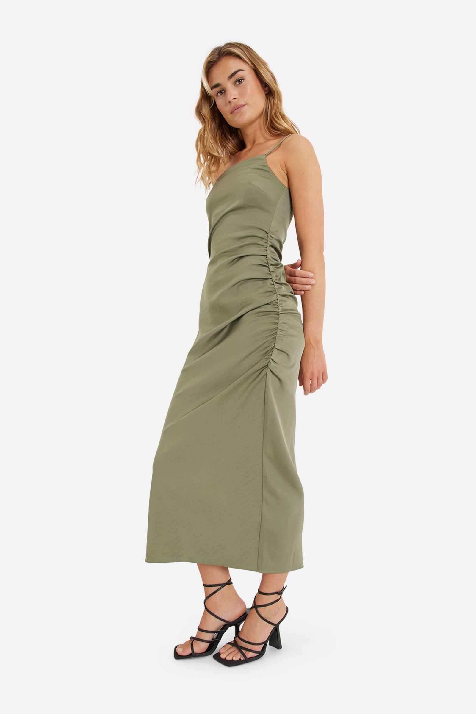 ENSARNO SL MAXI DRESS 7141 Deep Lichen Green