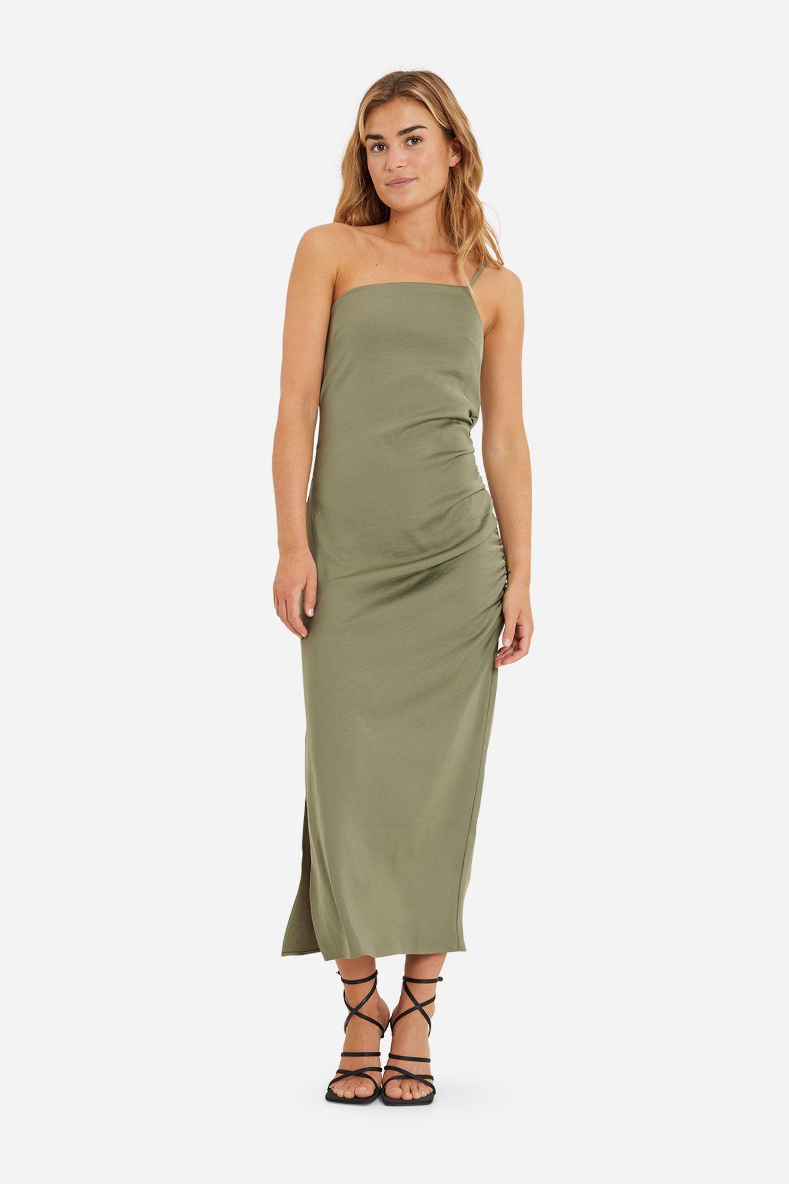 ENSARNO SL MAXI DRESS 7141 Deep Lichen Green