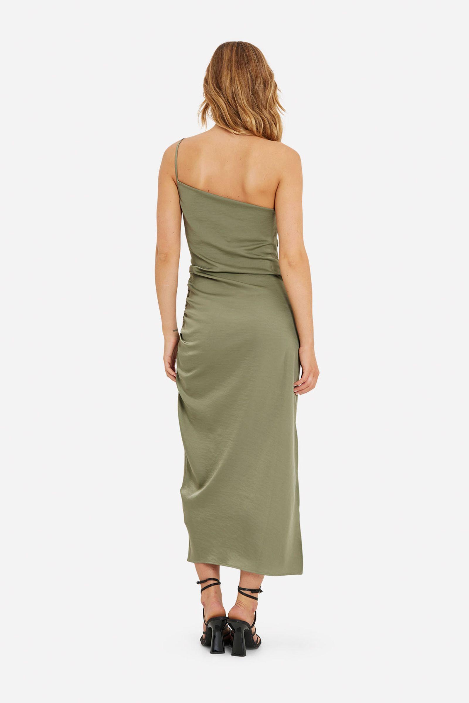 ENSARNO SL MAXI DRESS 7141 Deep Lichen Green