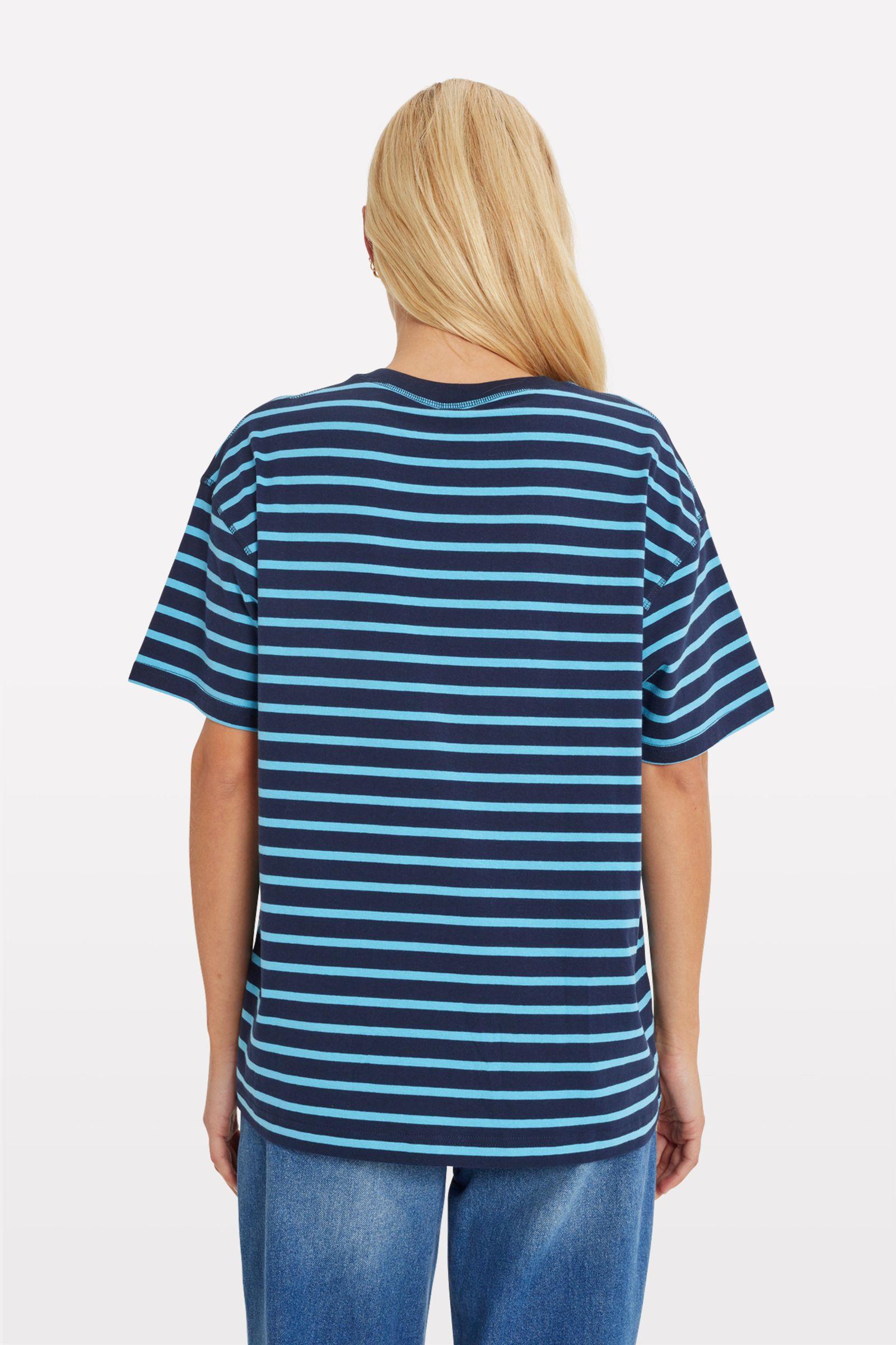 ENKULLA SS STRIPE 5310 Navy/Blue