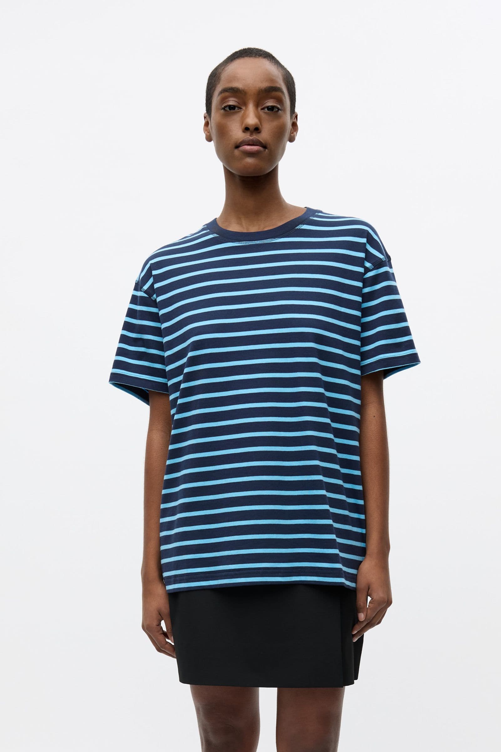 ENKULLA SS STRIPE 5310 Navy/Blue