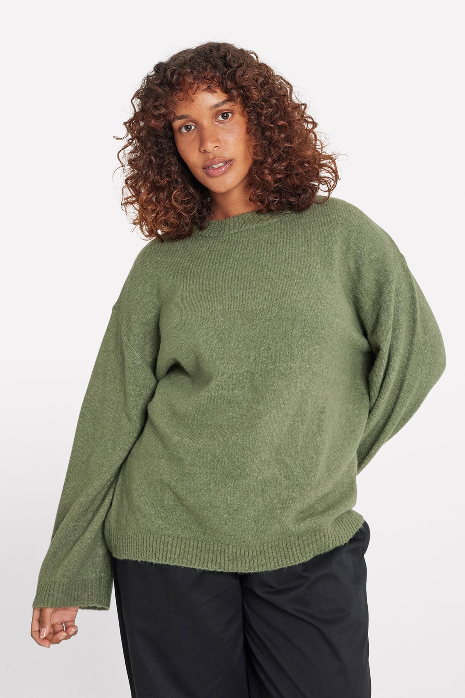 ENORTA LS KNIT 7080 FOUR LEAF CLOVER MEL