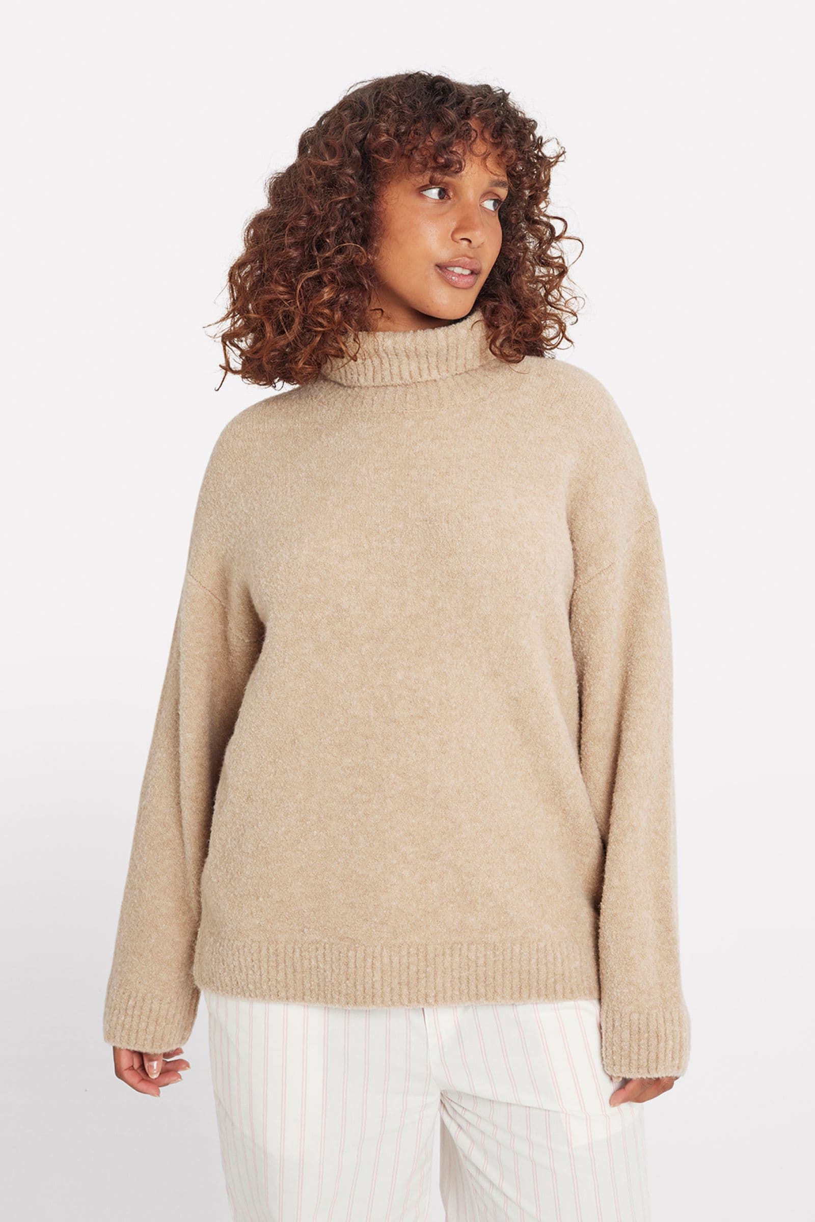 ENGOOSE LS KNIT 7081 WHITE PEPPER MEL