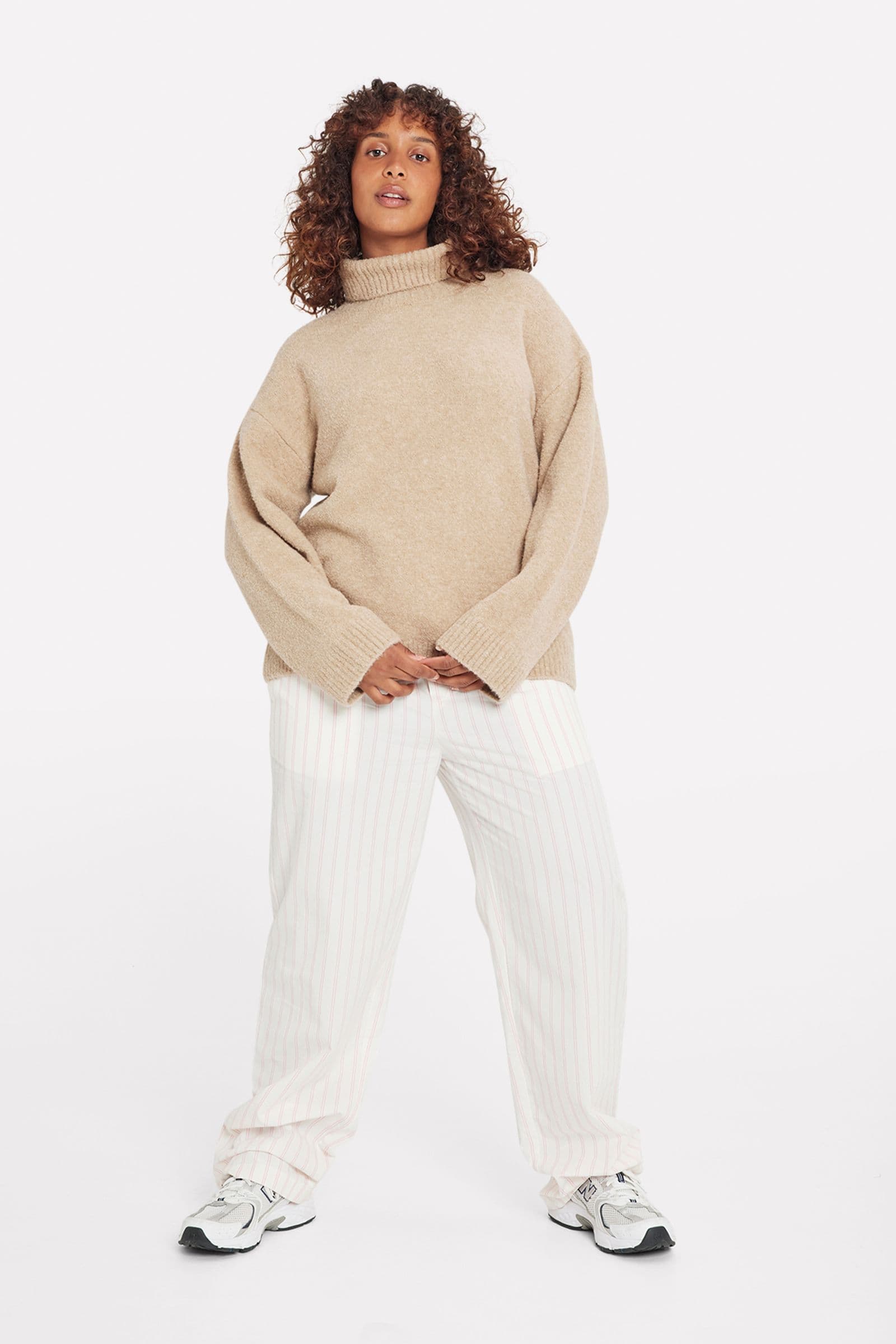 ENGOOSE LS KNIT 7081 WHITE PEPPER MEL