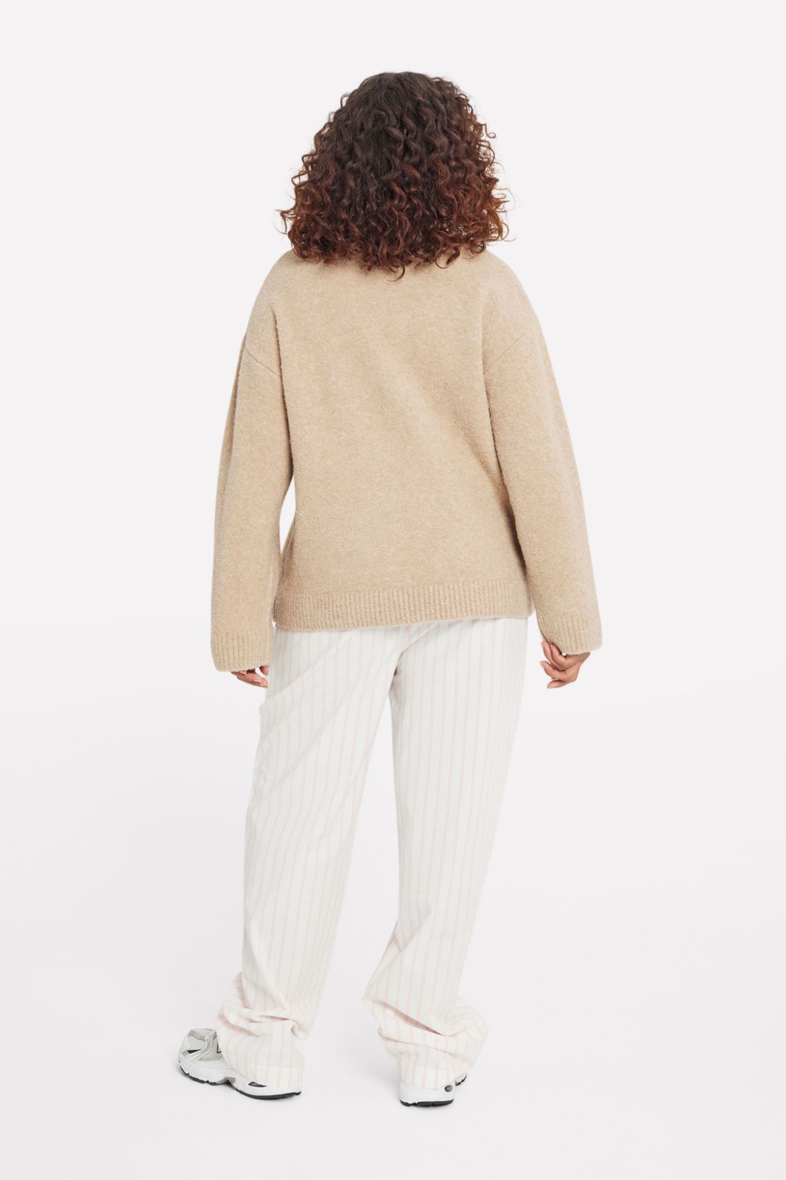 ENGOOSE LS KNIT 7081 WHITE PEPPER MEL