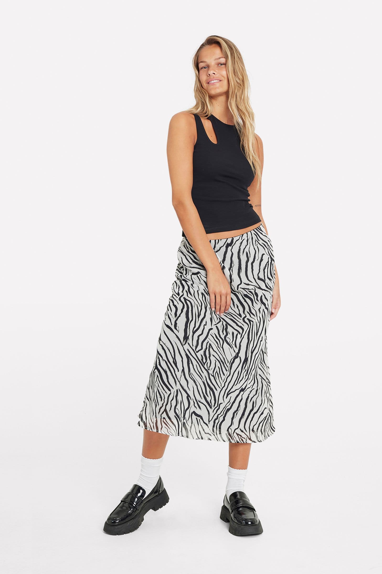 ENZURICH SKIRT AOP 7004 Wild Zebra