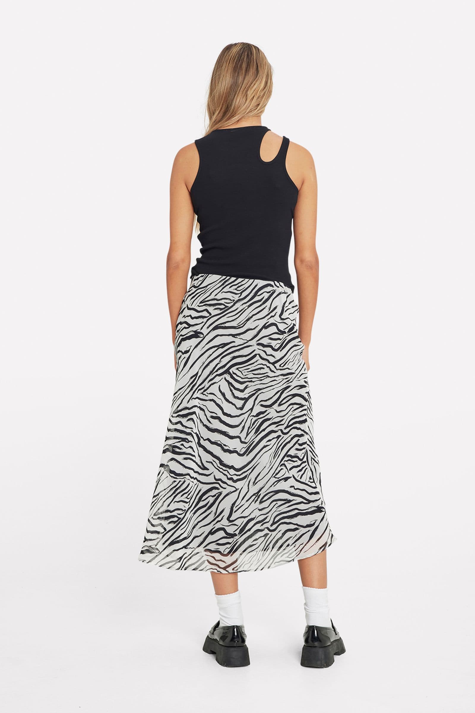 ENZURICH SKIRT AOP 7004 Wild Zebra