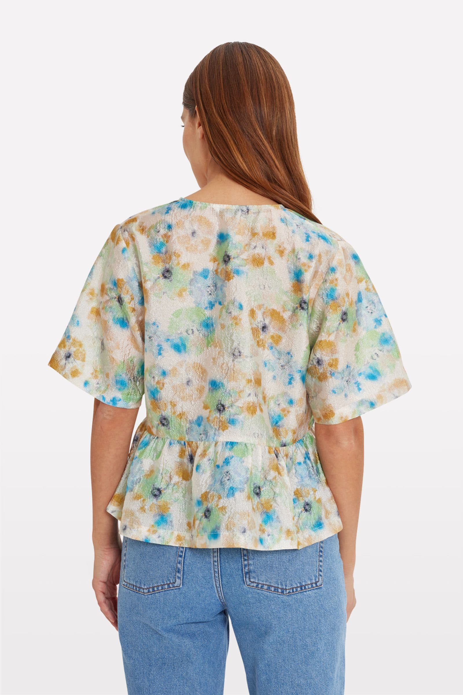 ENWEBSTER SS TOP AOP 7063 Spring Bloom