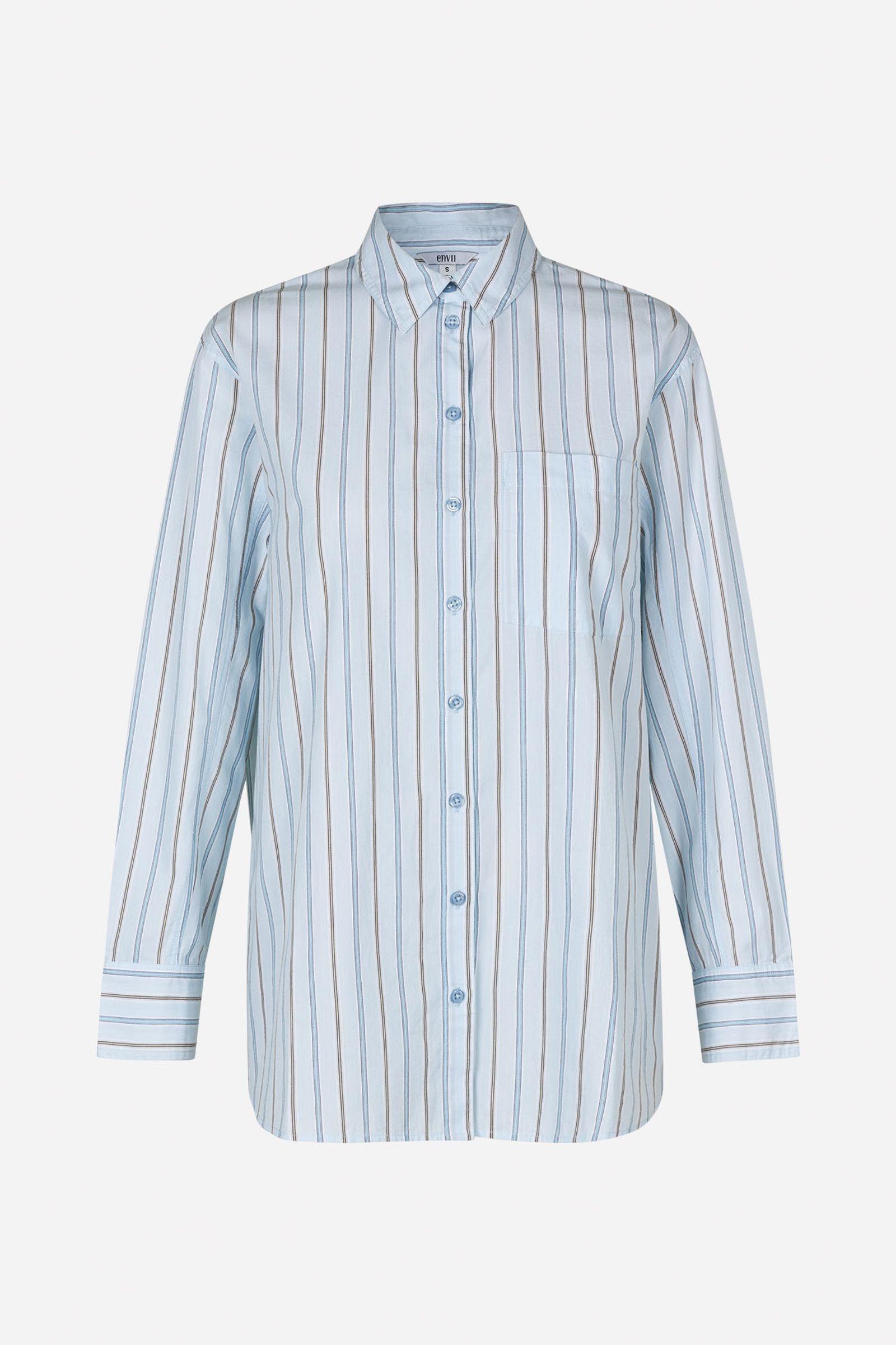 ENWEBSTER LS SHIRT ST 7119 CLEAR BUNGEE STRIPE