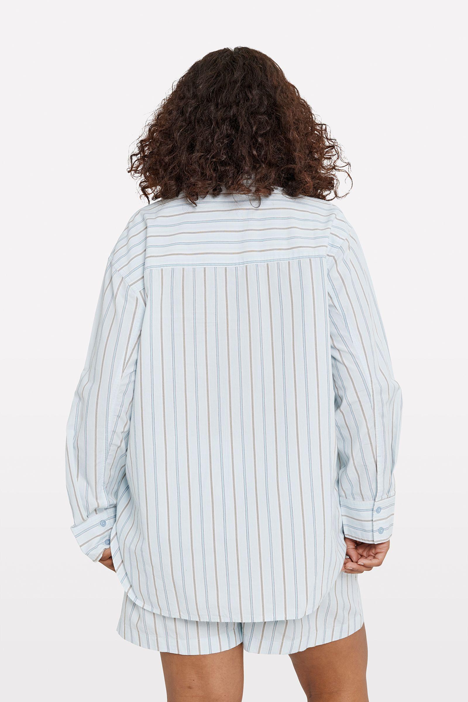 ENWEBSTER LS SHIRT ST 7119 CLEAR BUNGEE STRIPE