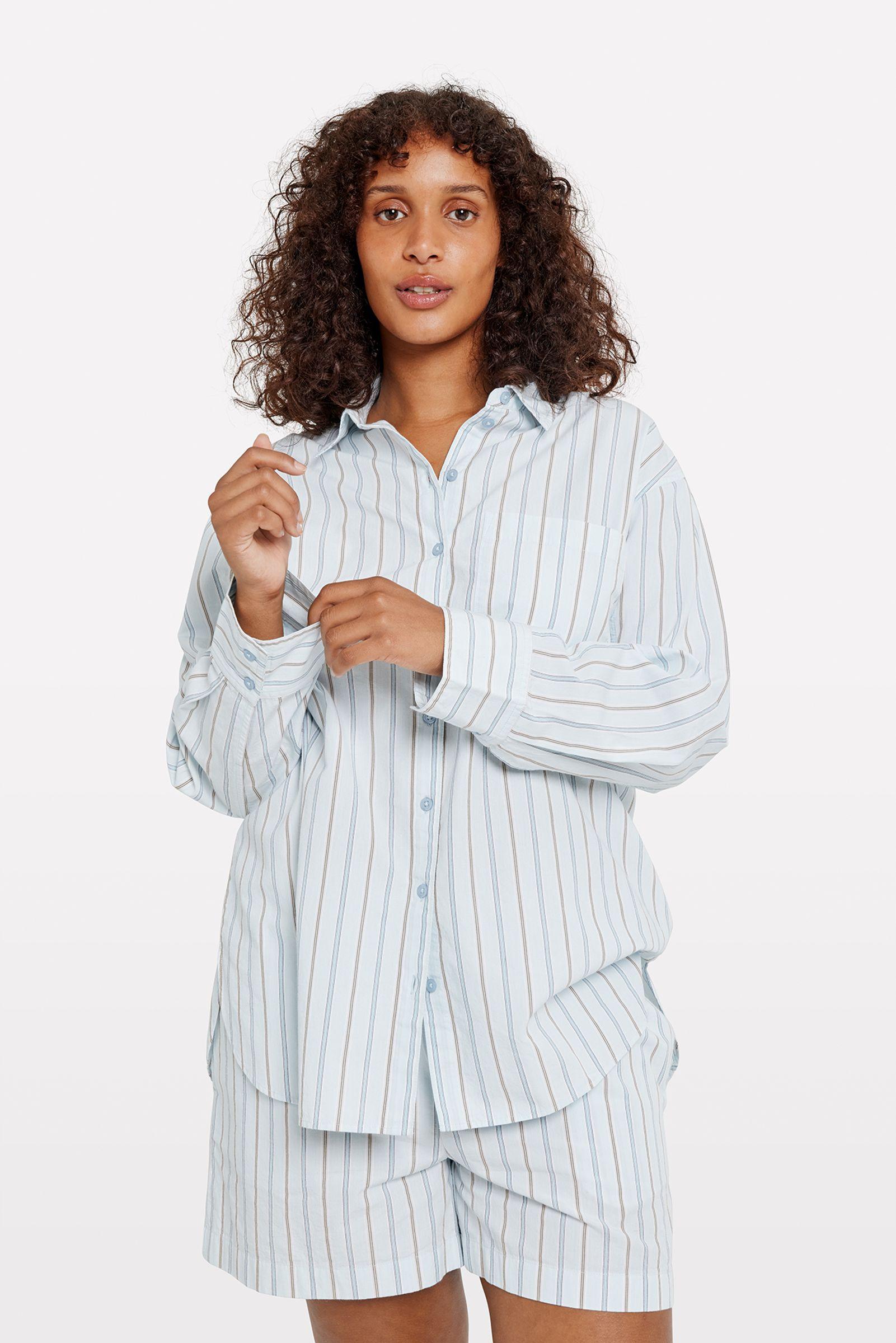 ENWEBSTER LS SHIRT ST 7119 CLEAR BUNGEE STRIPE