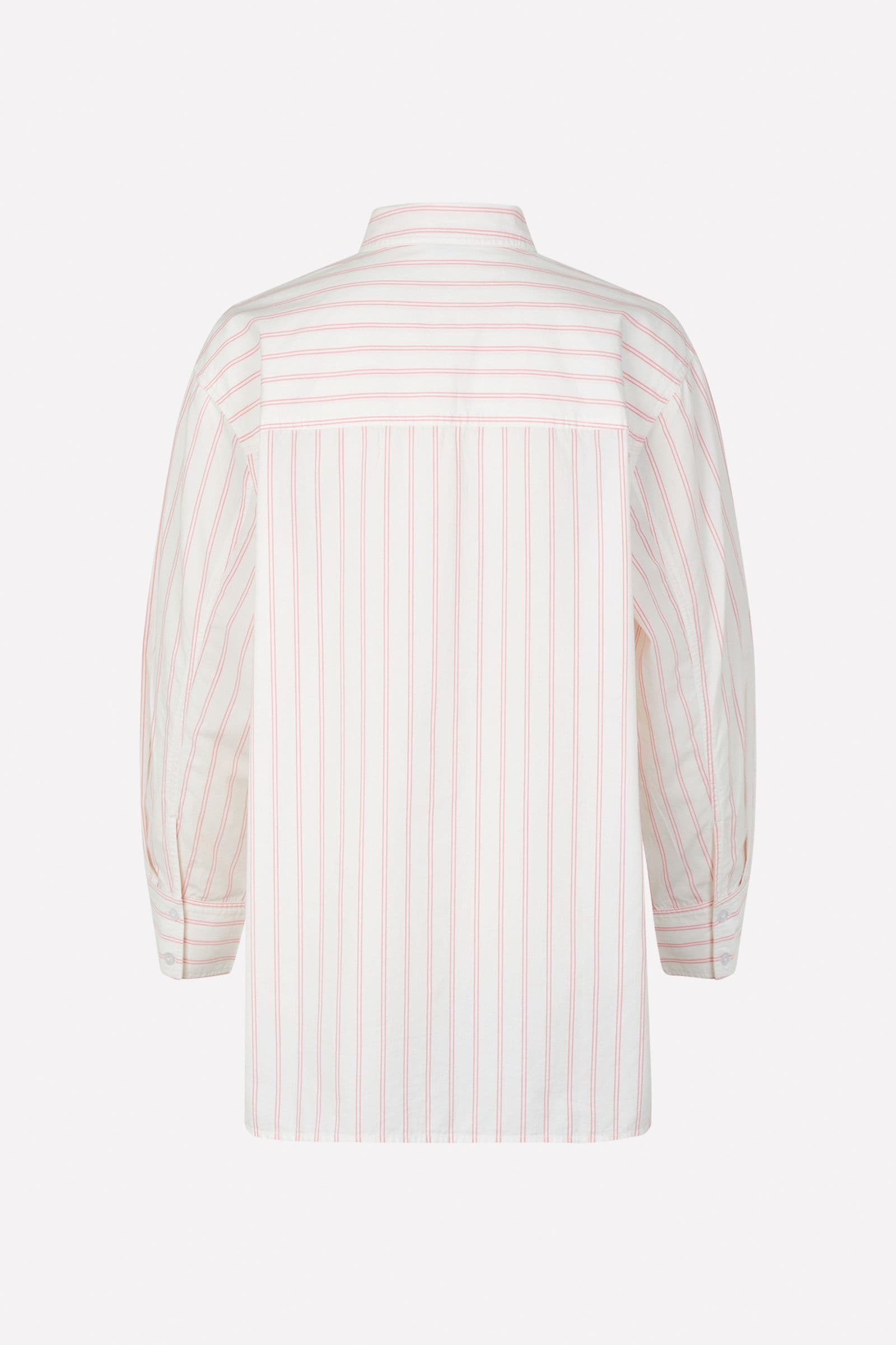 ENWEBSTER LS SHIRT ST 7119 GERANIUM STRIPE