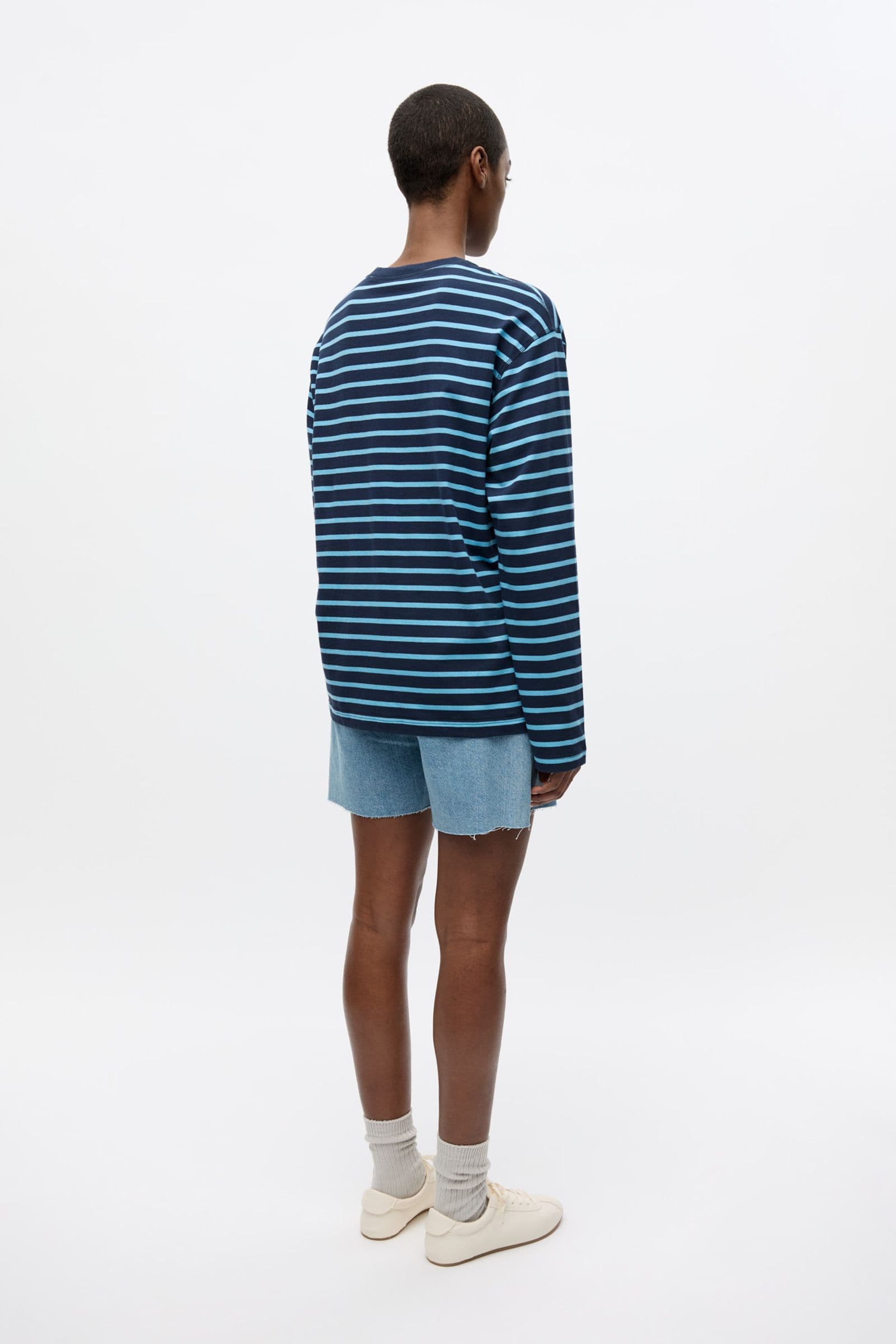 ENKULLA LS STRIPE 5310 Navy/Blue