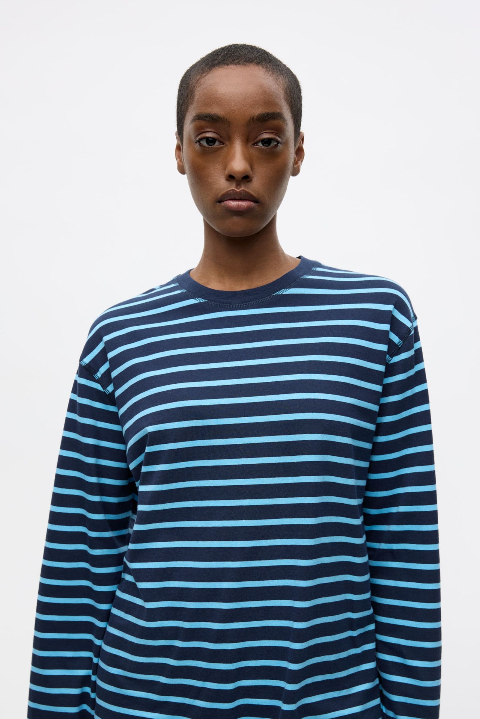 ENKULLA LS STRIPE 5310 Navy/Blue