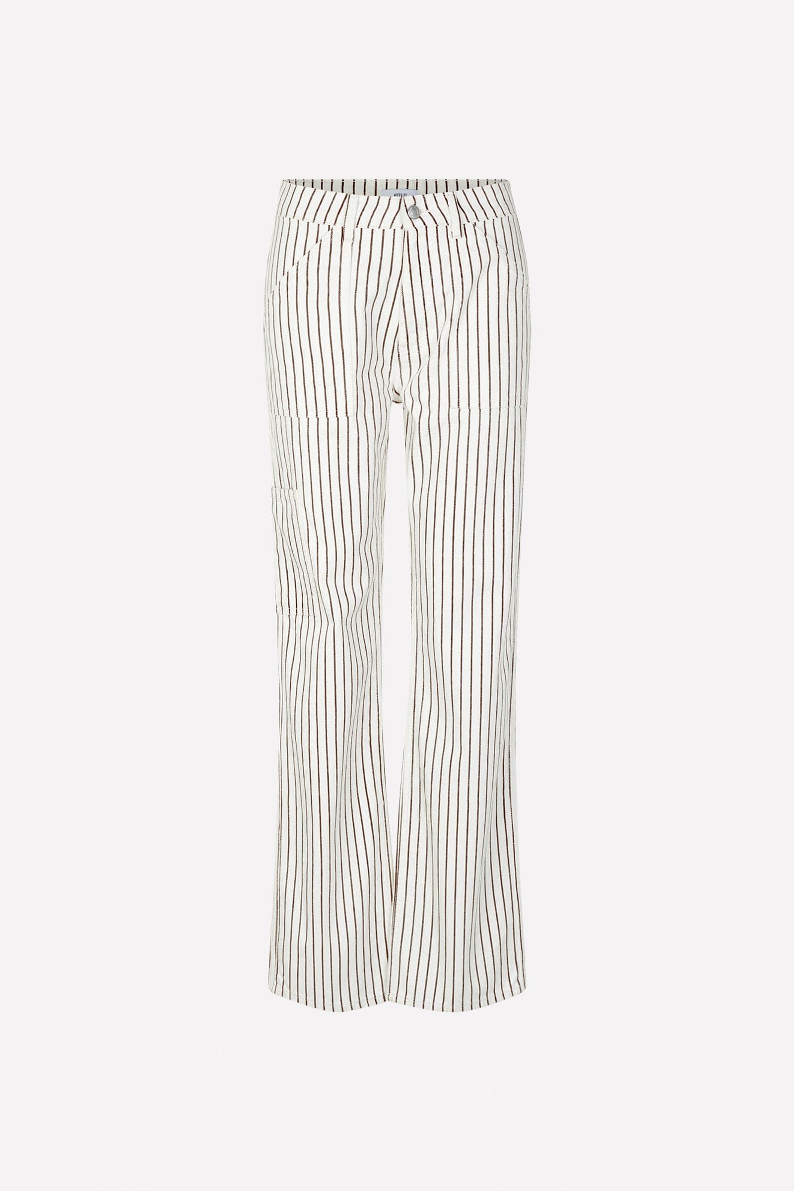 ENBERRY JEANS ST 6865 Cream-Java Stripe