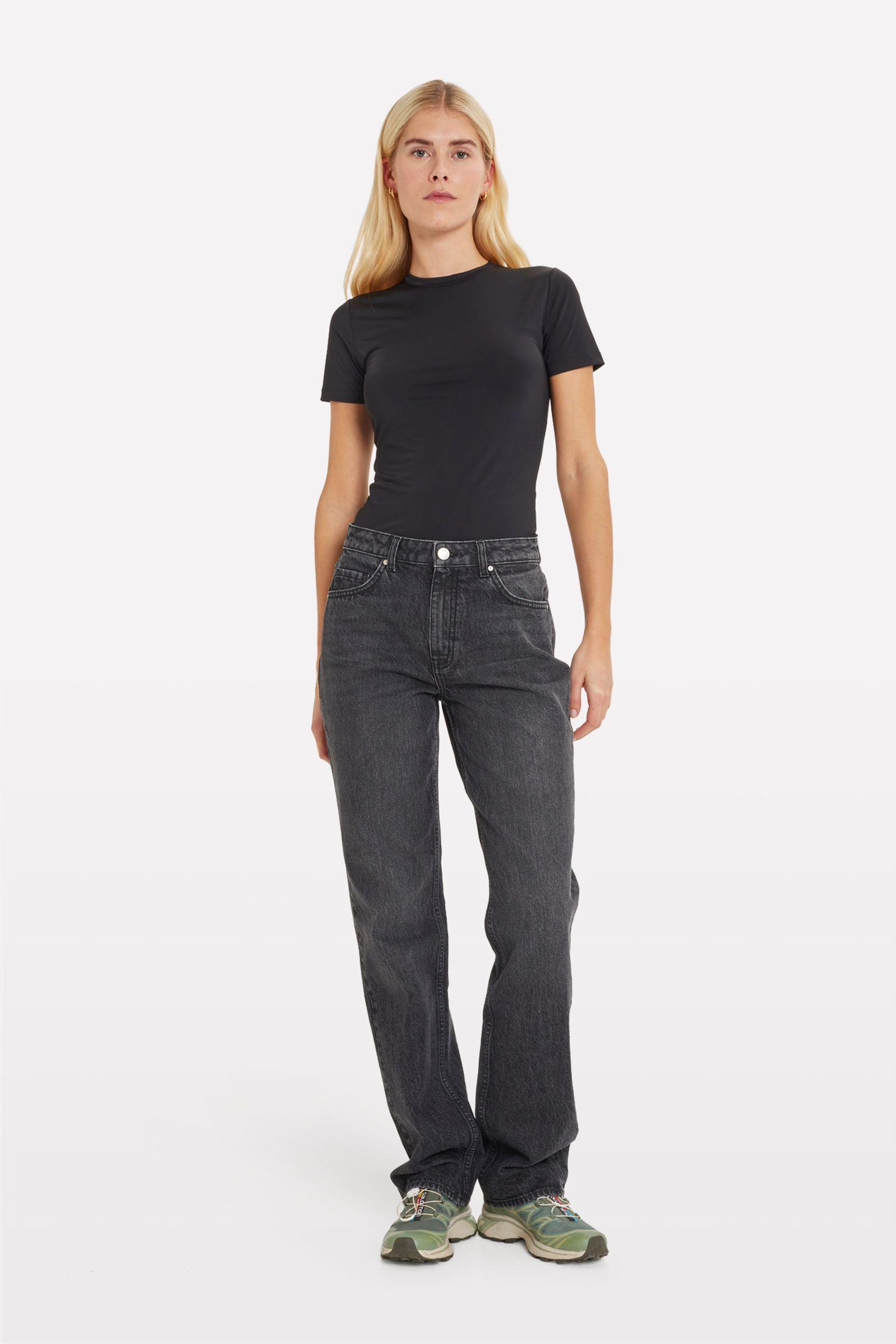 ENBREE STRAIGHT JEANS 7152 Black Worn