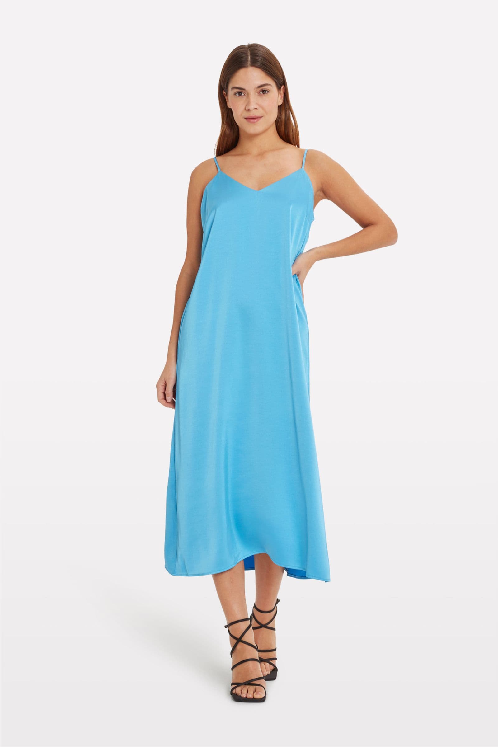 ENLIMA SL SLIP DRESS 7134 Bonnie Blue