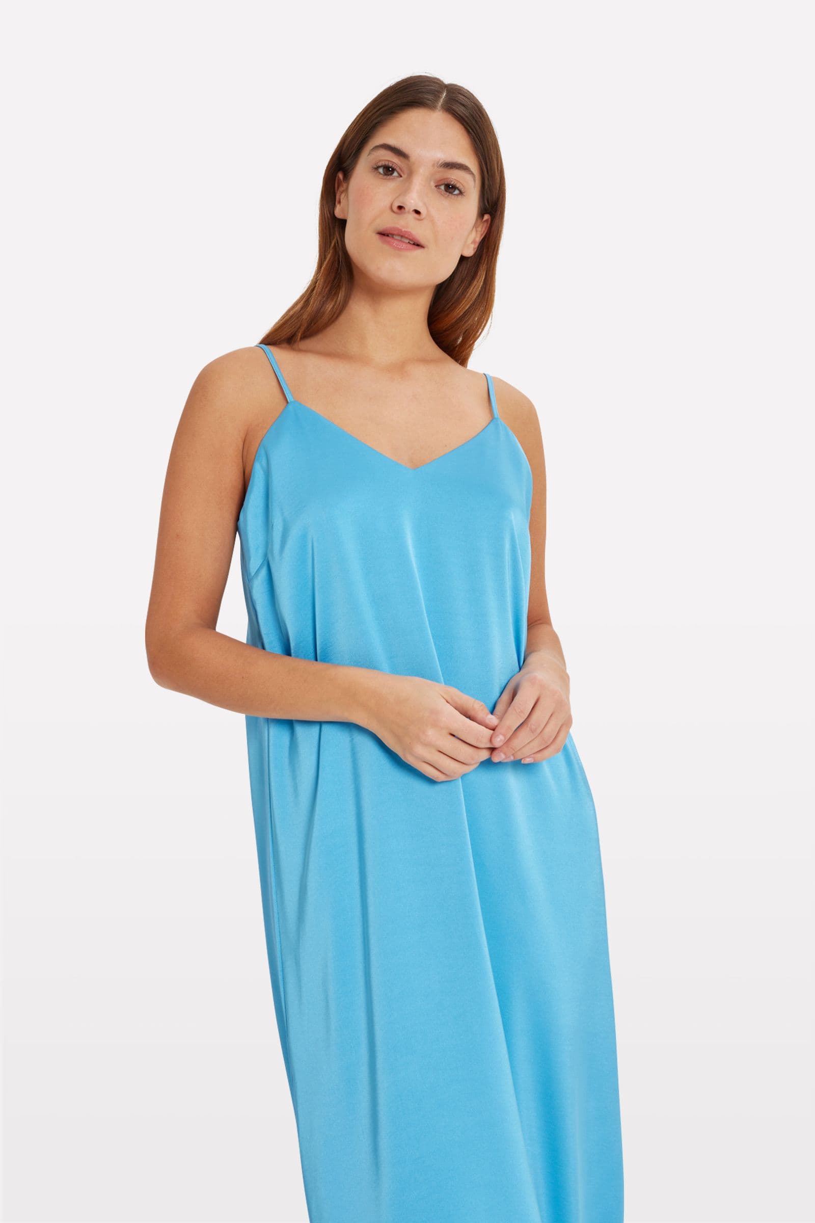 ENLIMA SL SLIP DRESS 7134 Bonnie Blue