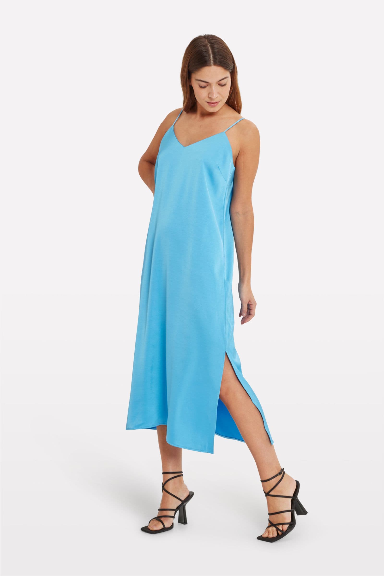 ENLIMA SL SLIP DRESS 7134 Bonnie Blue