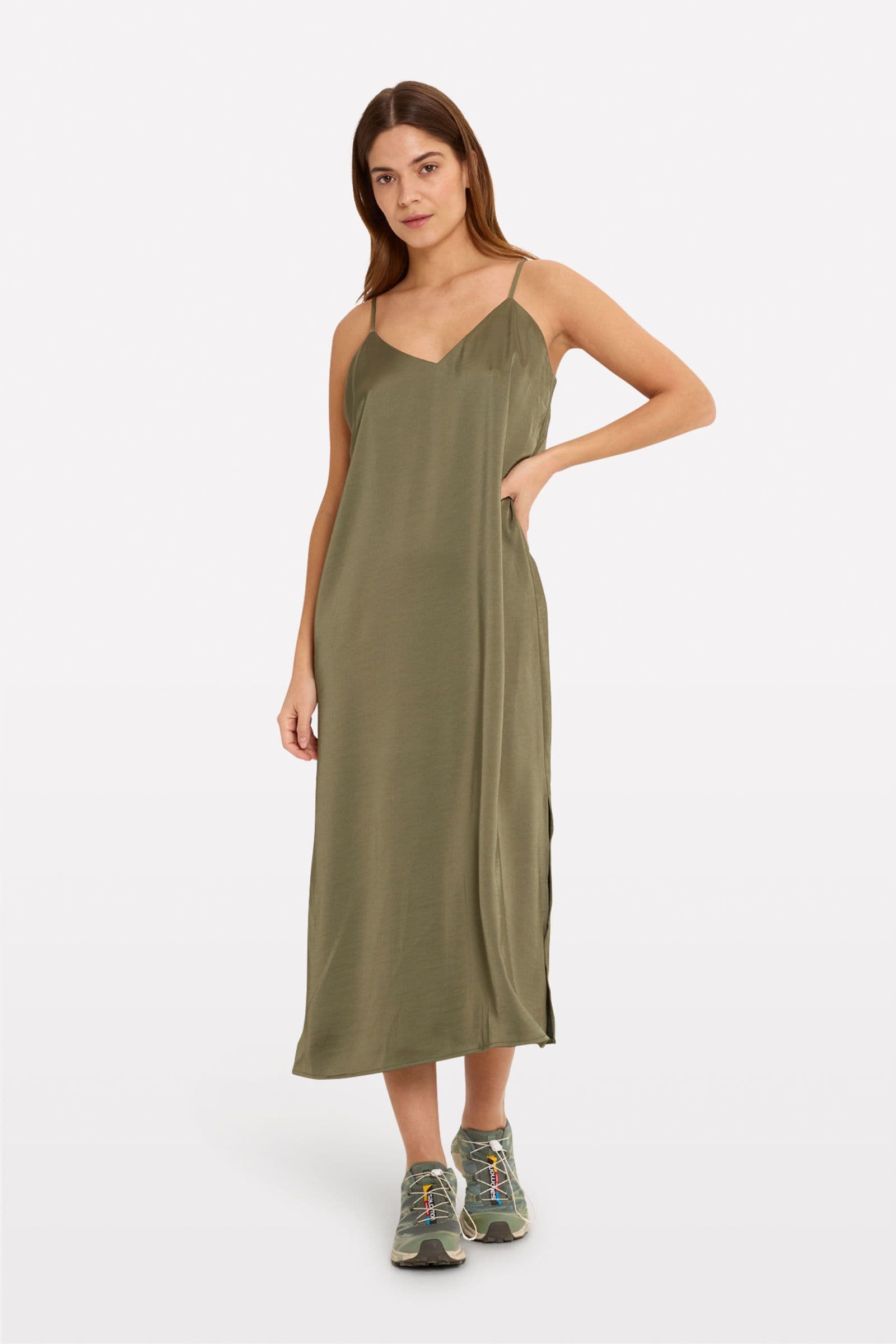 ENLIMA SL SLIP DRESS 7134 Four Leaf Clover