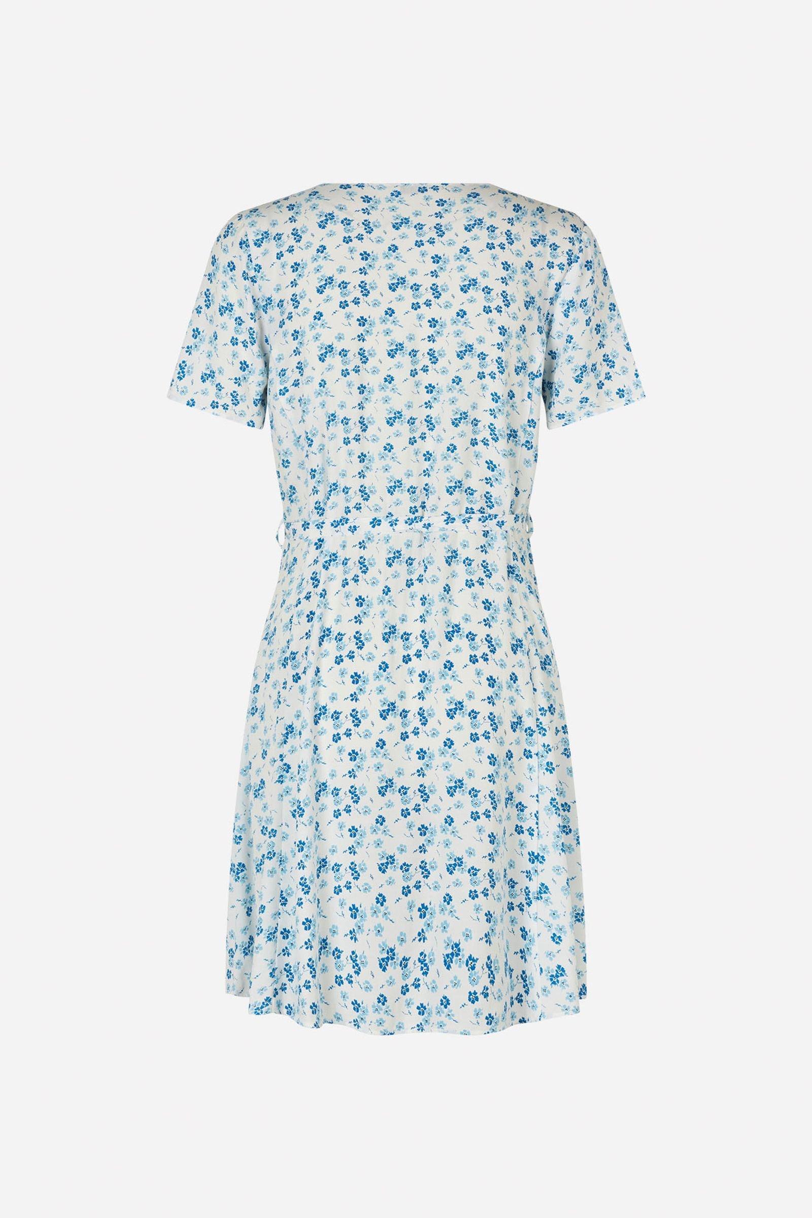 ENFAIRFAX SS DRESS AOP 7014 Blue Bryony