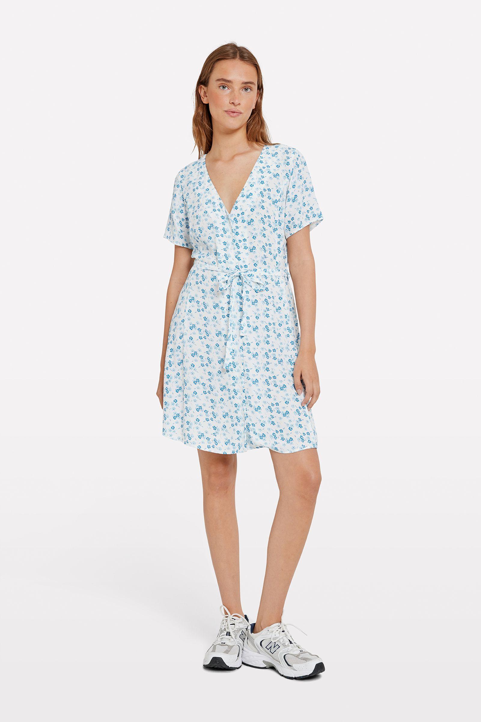 ENFAIRFAX SS DRESS AOP 7014 Blue Bryony