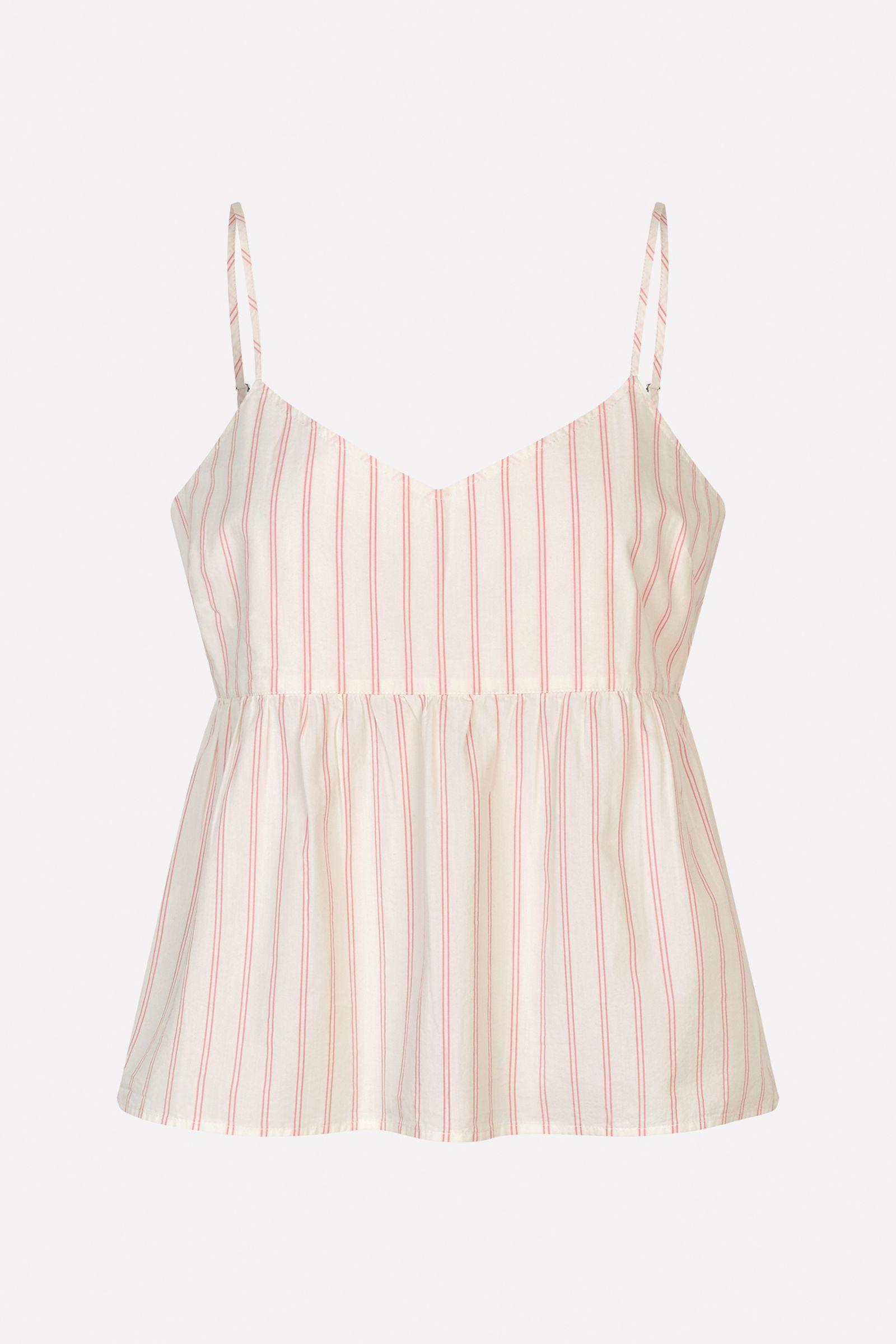 ENBEACH SL TOP ST 7119 GERANIUM STRIPE