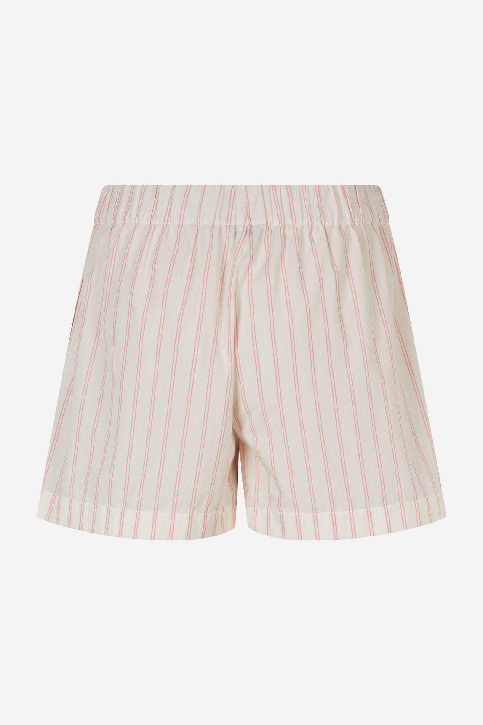 ENBEACH SHORTS ST 7119 GERANIUM STRIPE