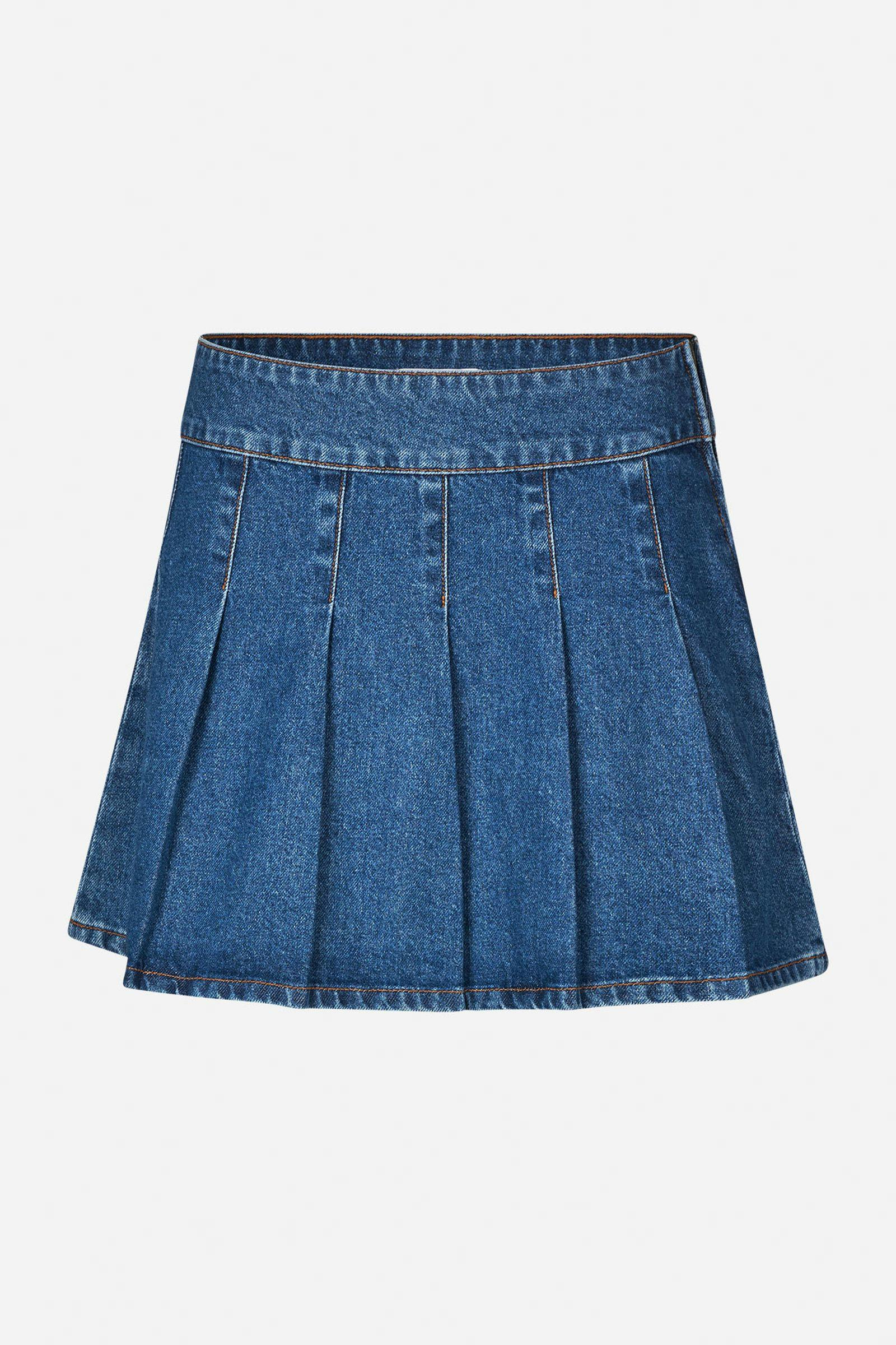 ENACE SKIRT 6863 Worn dark blue