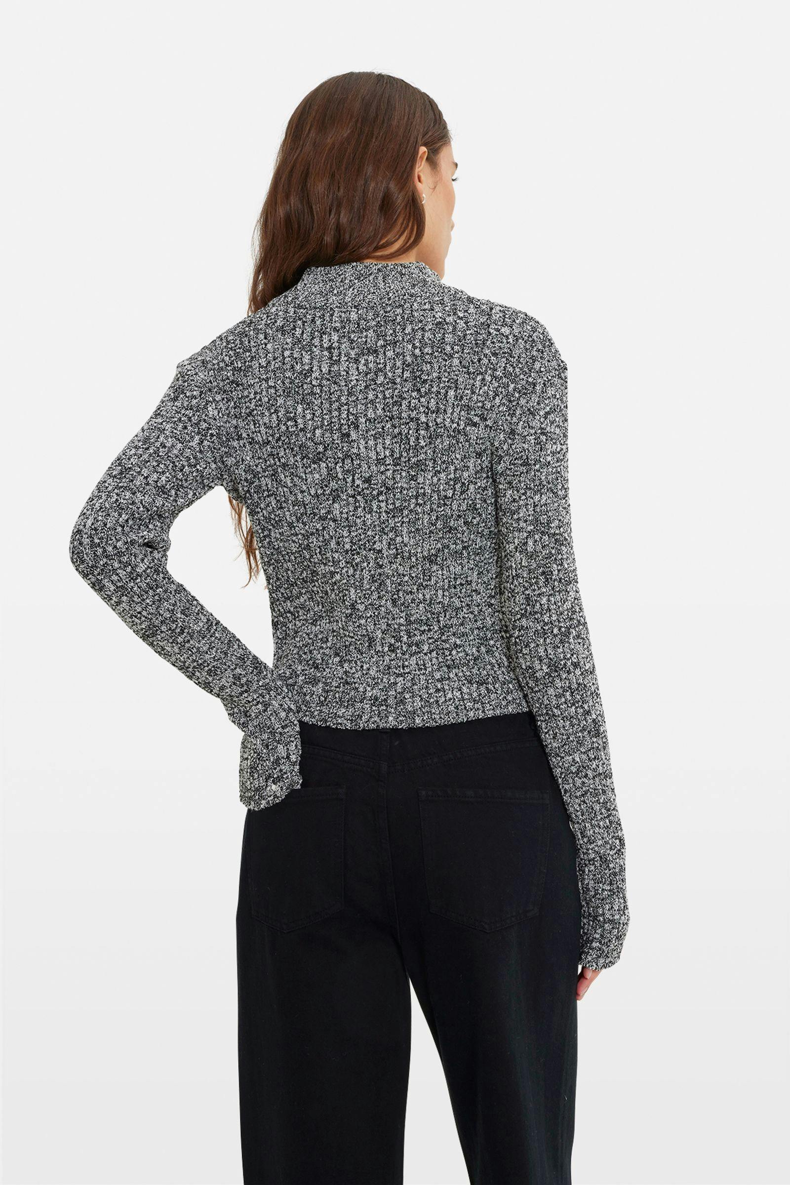 ENBLAISE LS CARDIGAN 7168 Black/white