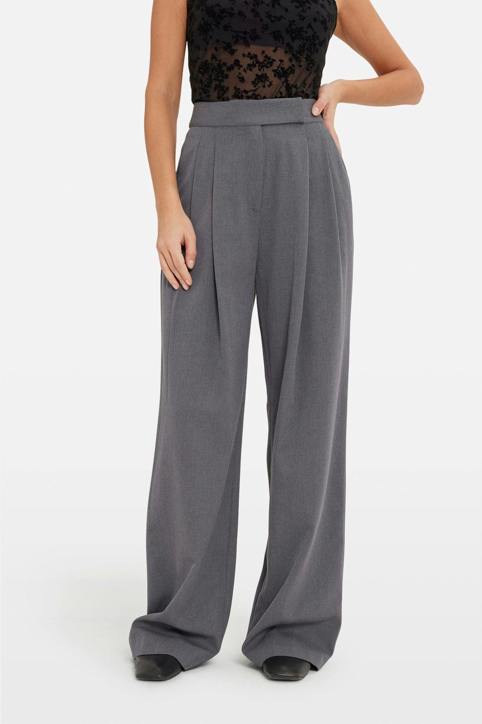 ENWILLA PANTS 7092 Mid Grey Mel