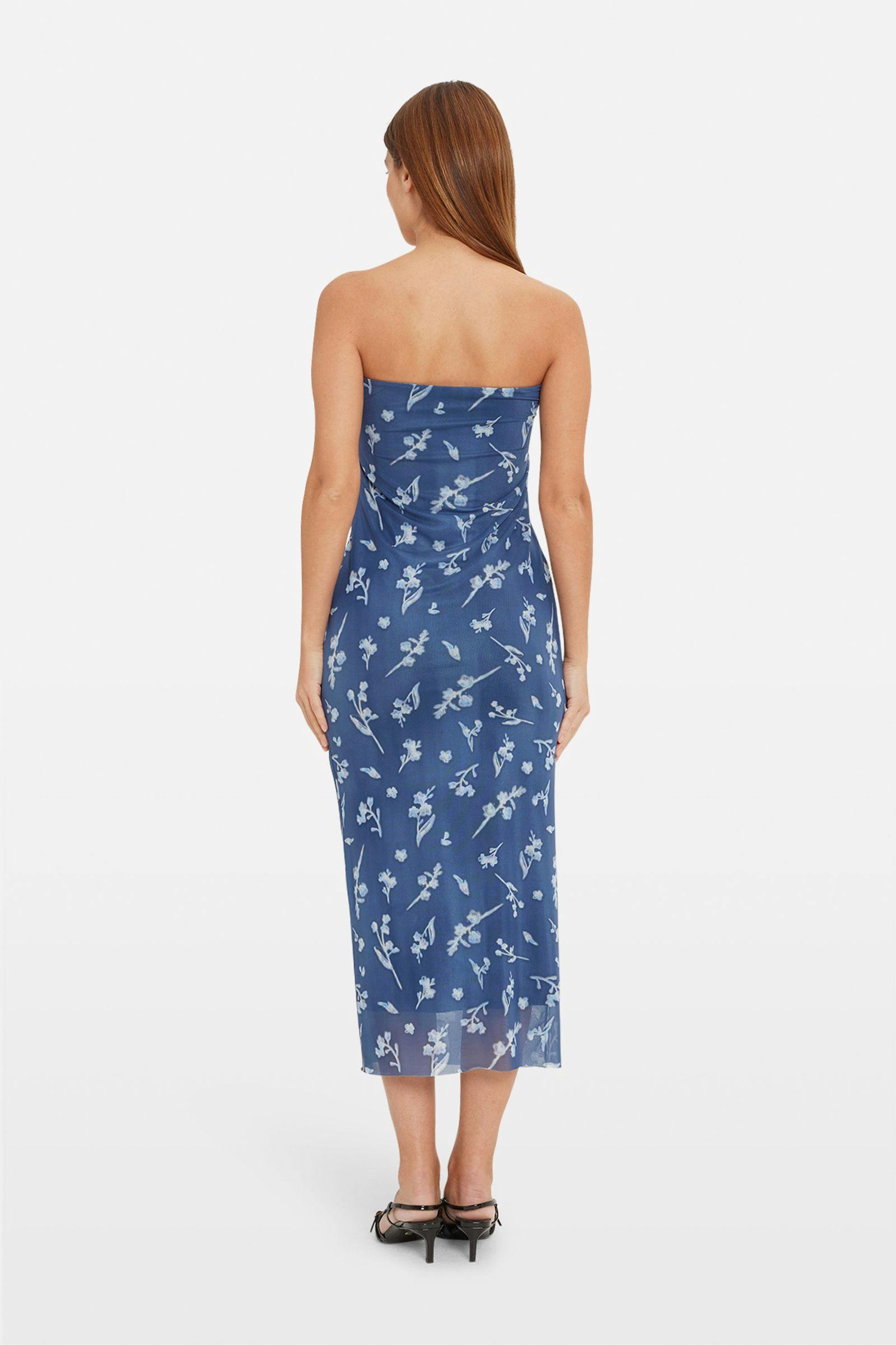 ENWILMA TUBE DRESS AOP 7042 Cloudy flower