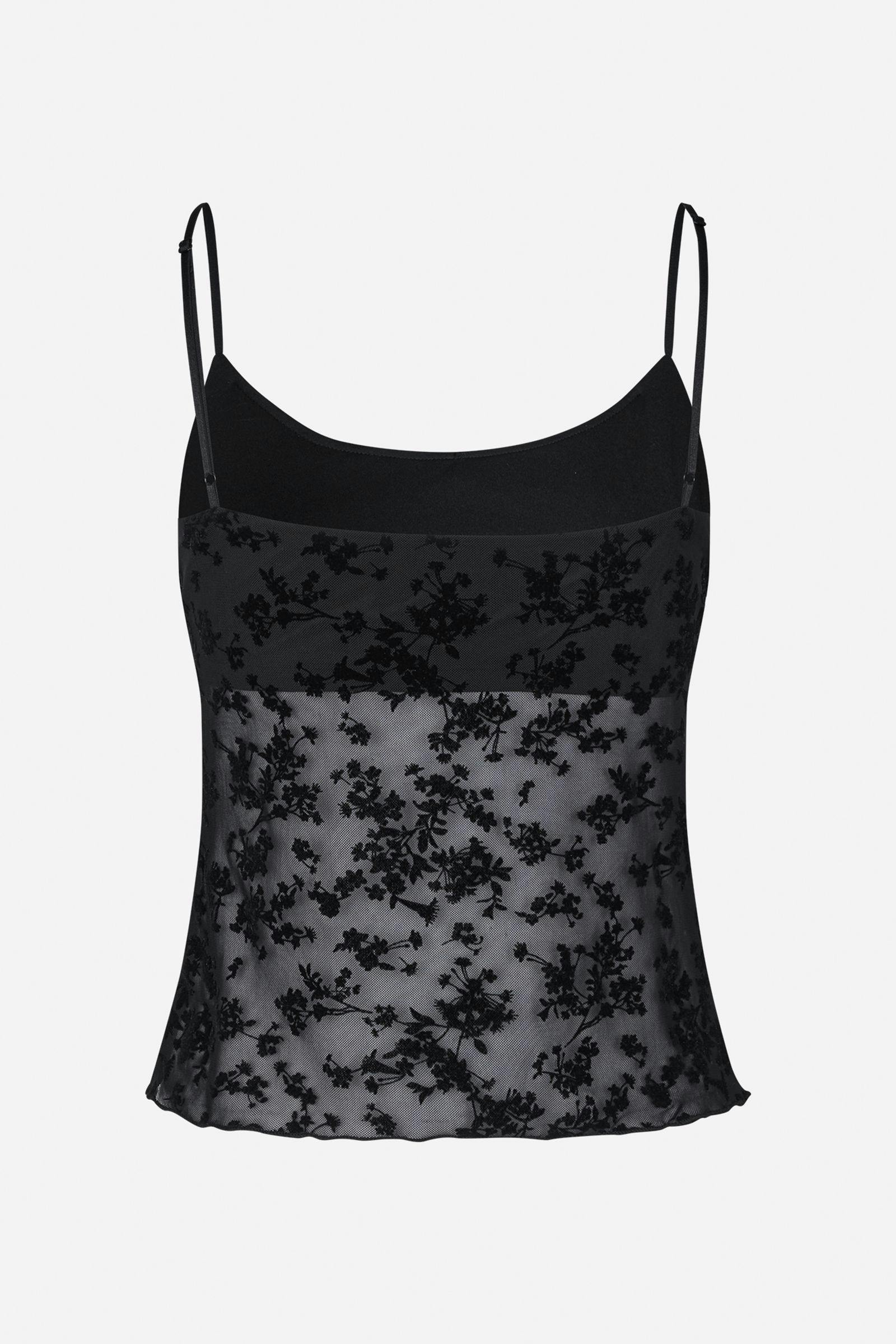 ENNICOLA SL TOP 7179 Black leaves