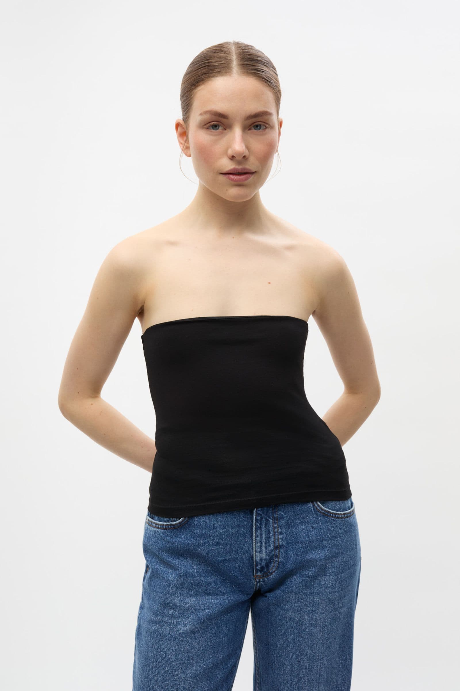 ENSILVI TUBE TOP 6971 Black