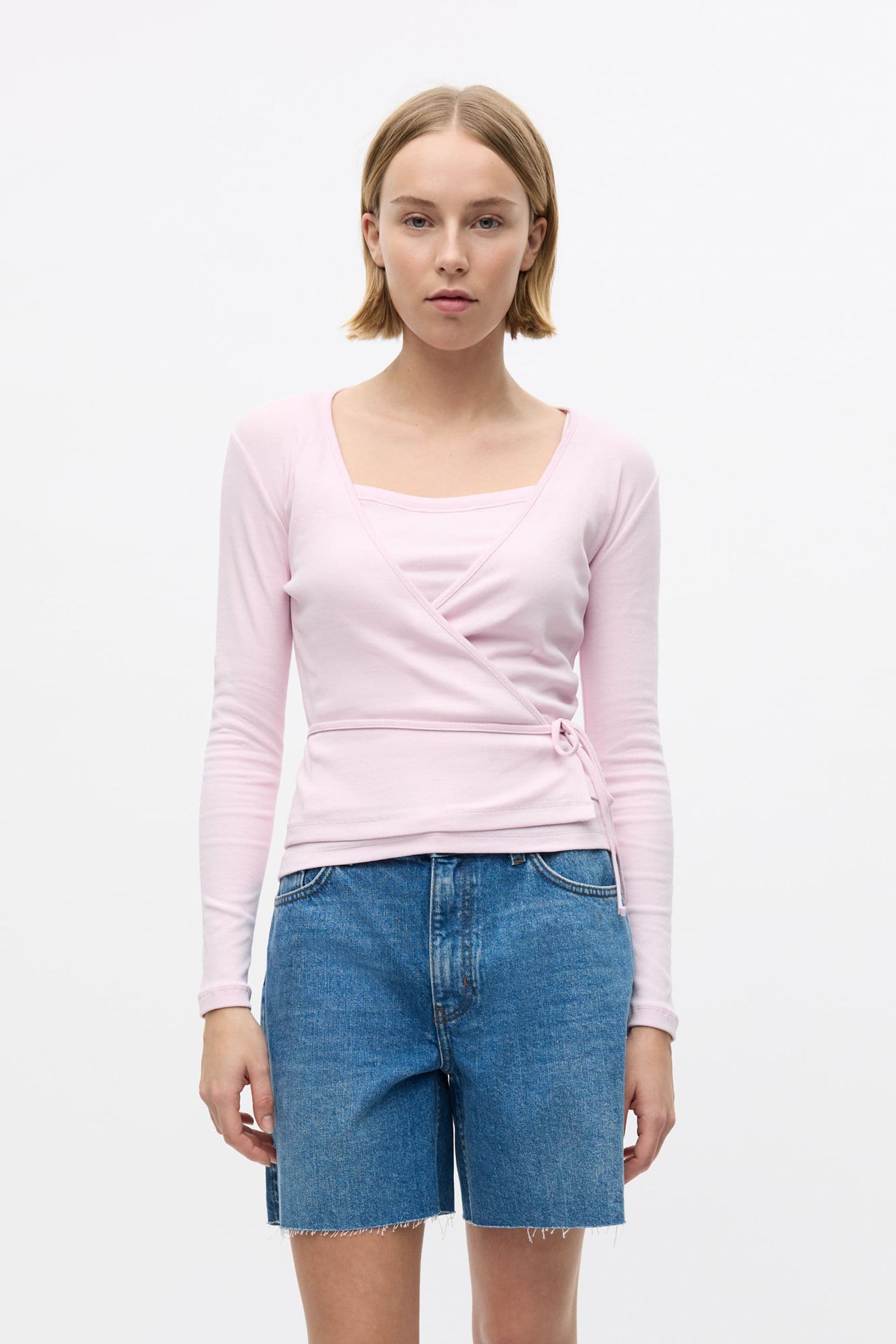 ENALLY LS V-N TEE 5314 Light Lilac