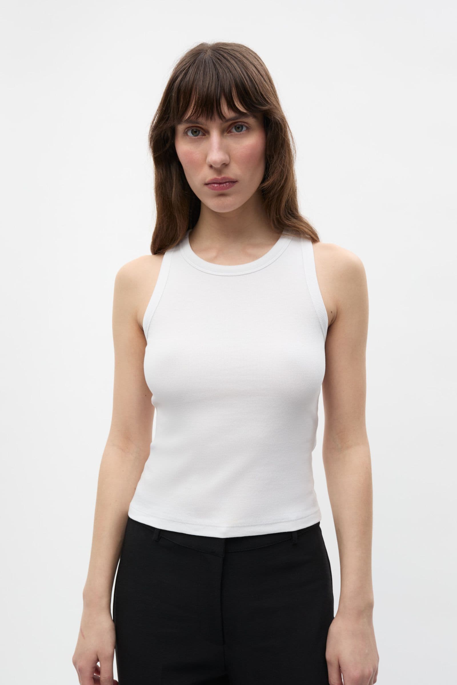 ENALLY RACER TOP 5314 Bright White