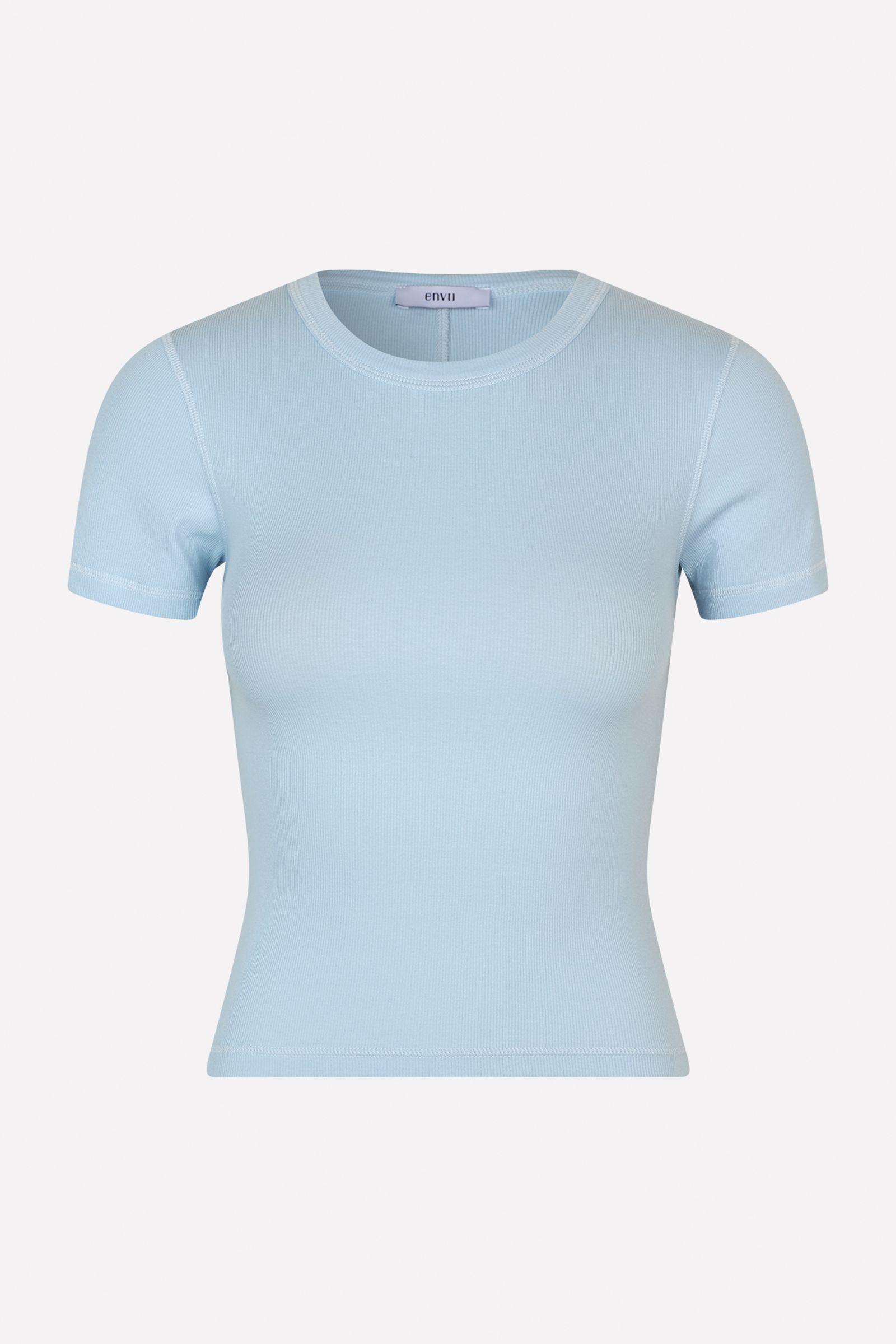 ENALLY SS CROP TEE 5314 Clear Sky