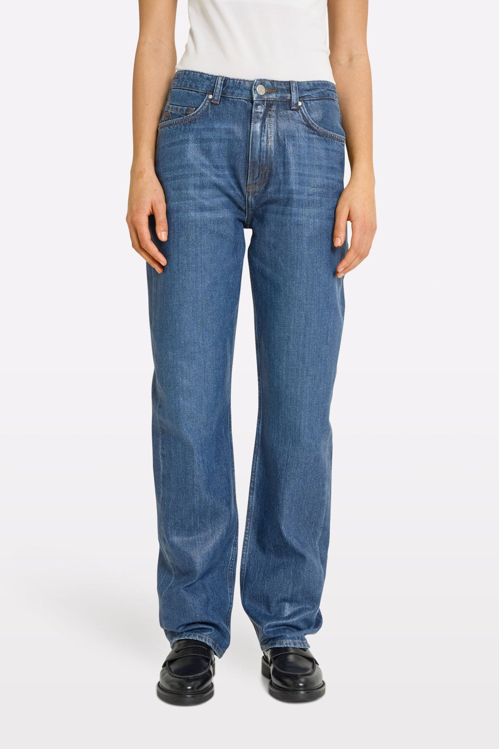 ENBREE STRAIGHT JEANS 7197 Waxed Denim