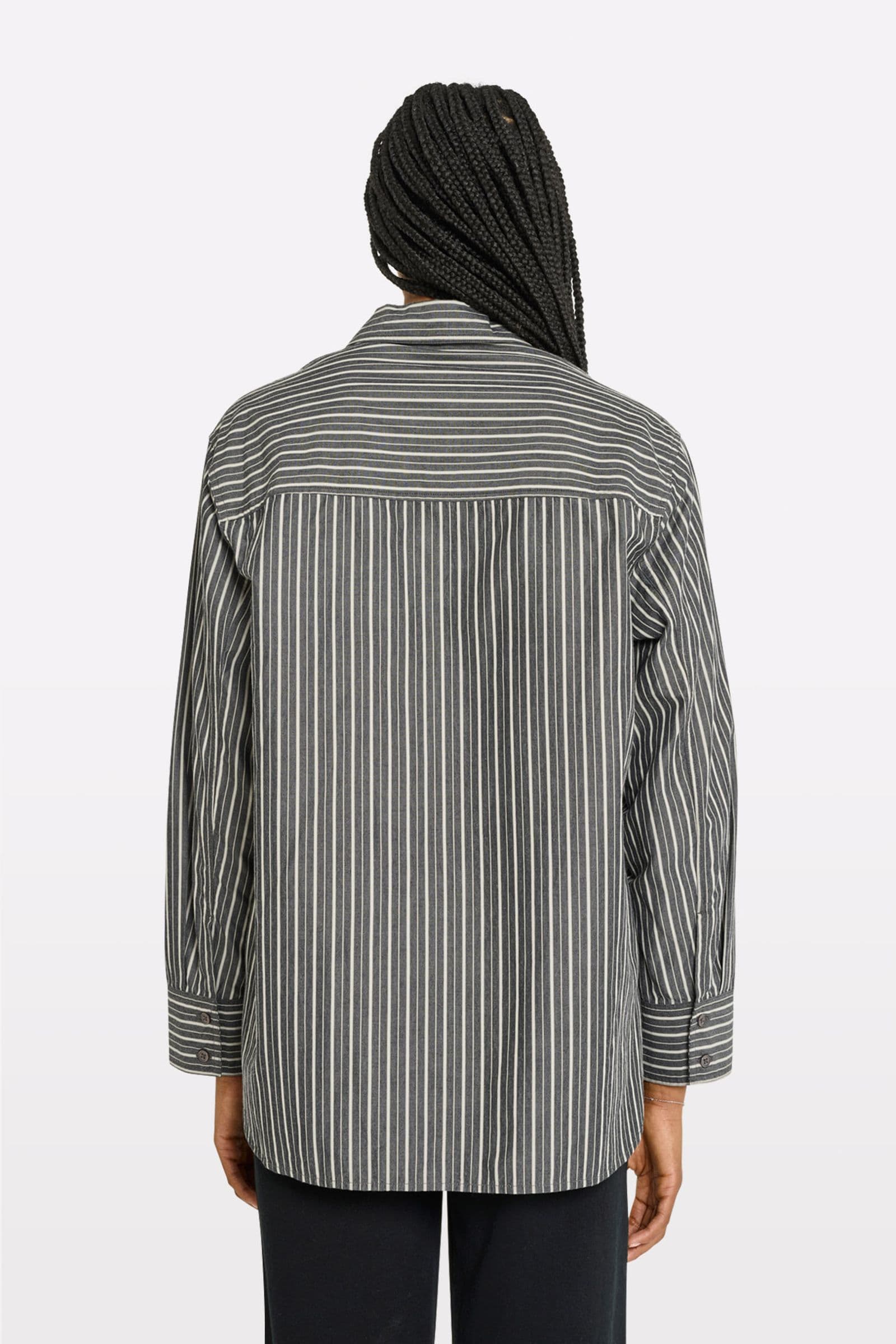 ENWEBSTER LS SHIRT ST 7119 Dark Stripe