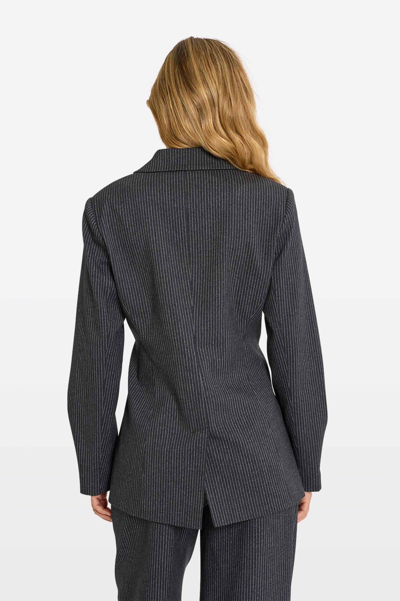 ENAUGUSTINE BLAZER 7187 Dark Grey Stripe