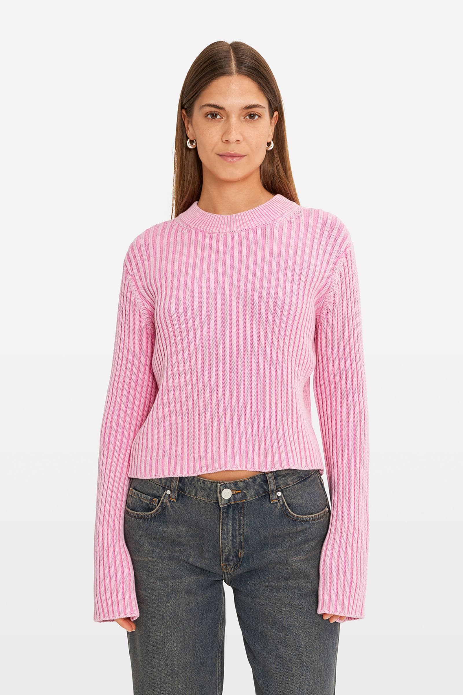 ENALMA LS KNIT 7202 Washed Fuchsia