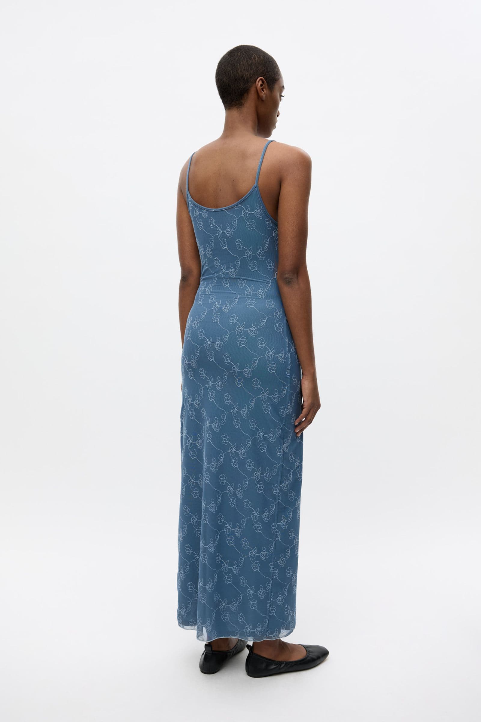 ENNICOLA SL SLIP DRESS 7191 Bluefin