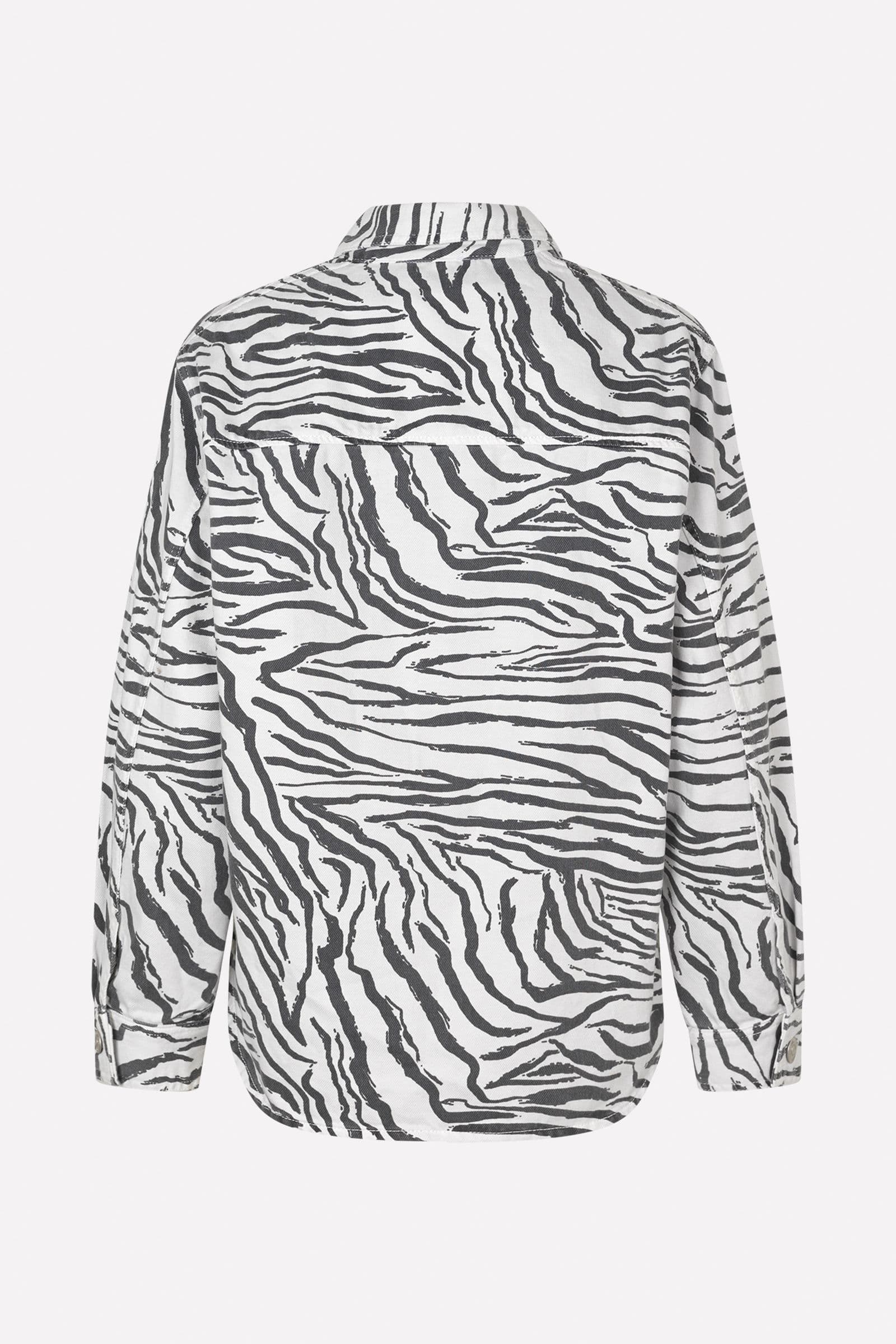 ENTAMARI LS SHIRT AOP 7136 Washed Zebra