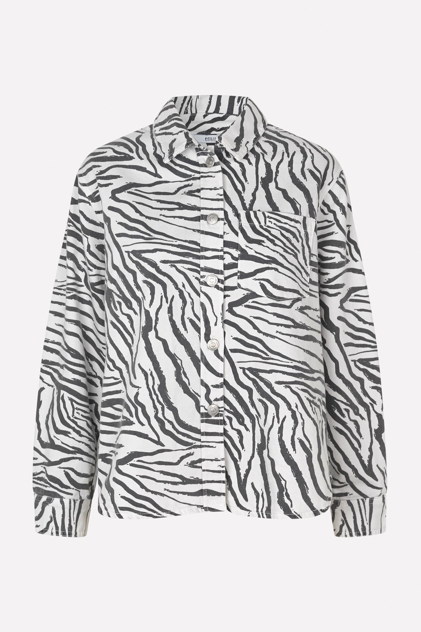 ENTAMARI LS SHIRT AOP 7136 Washed Zebra