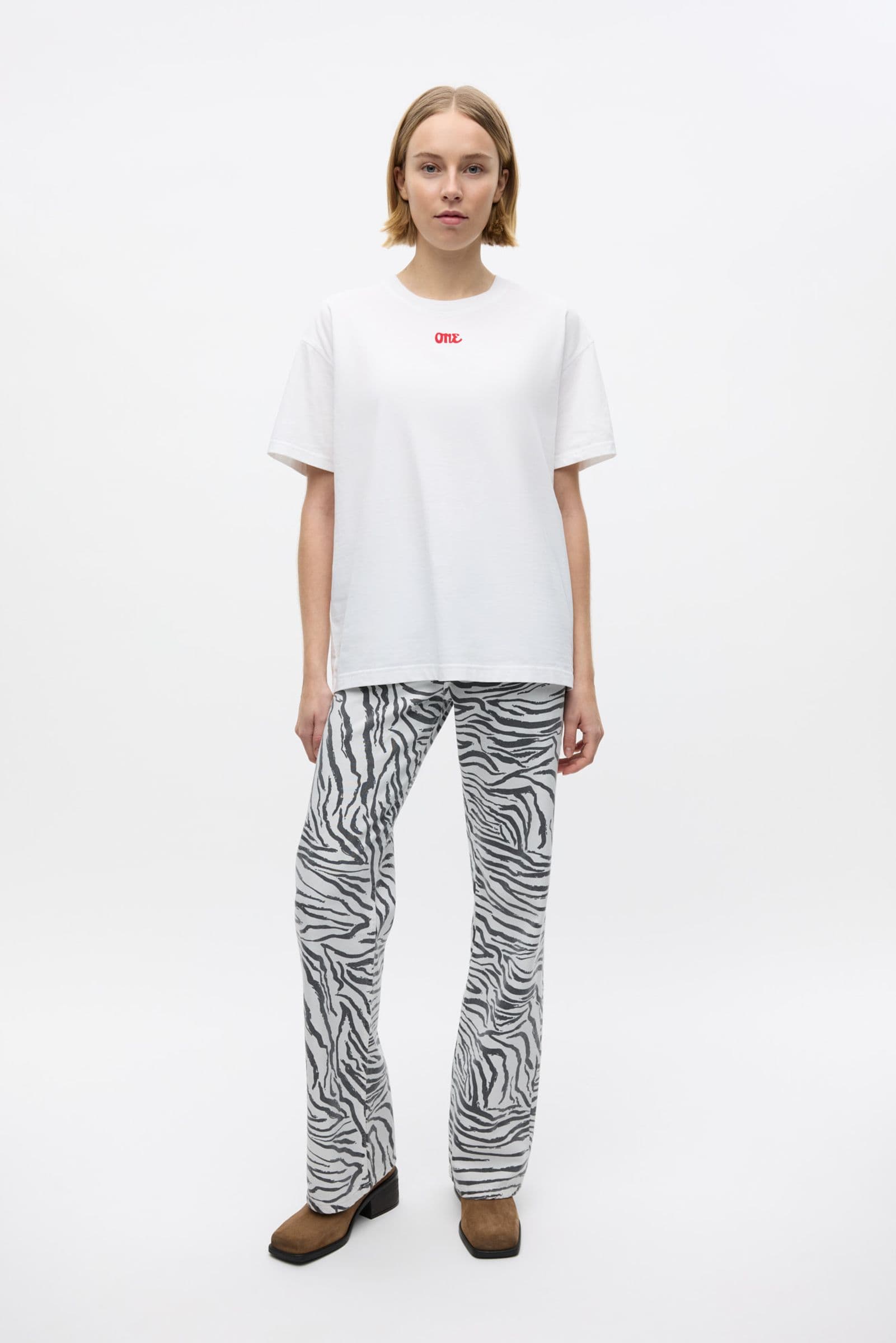 ENBREE JEANS AOP 7136 Washed Zebra